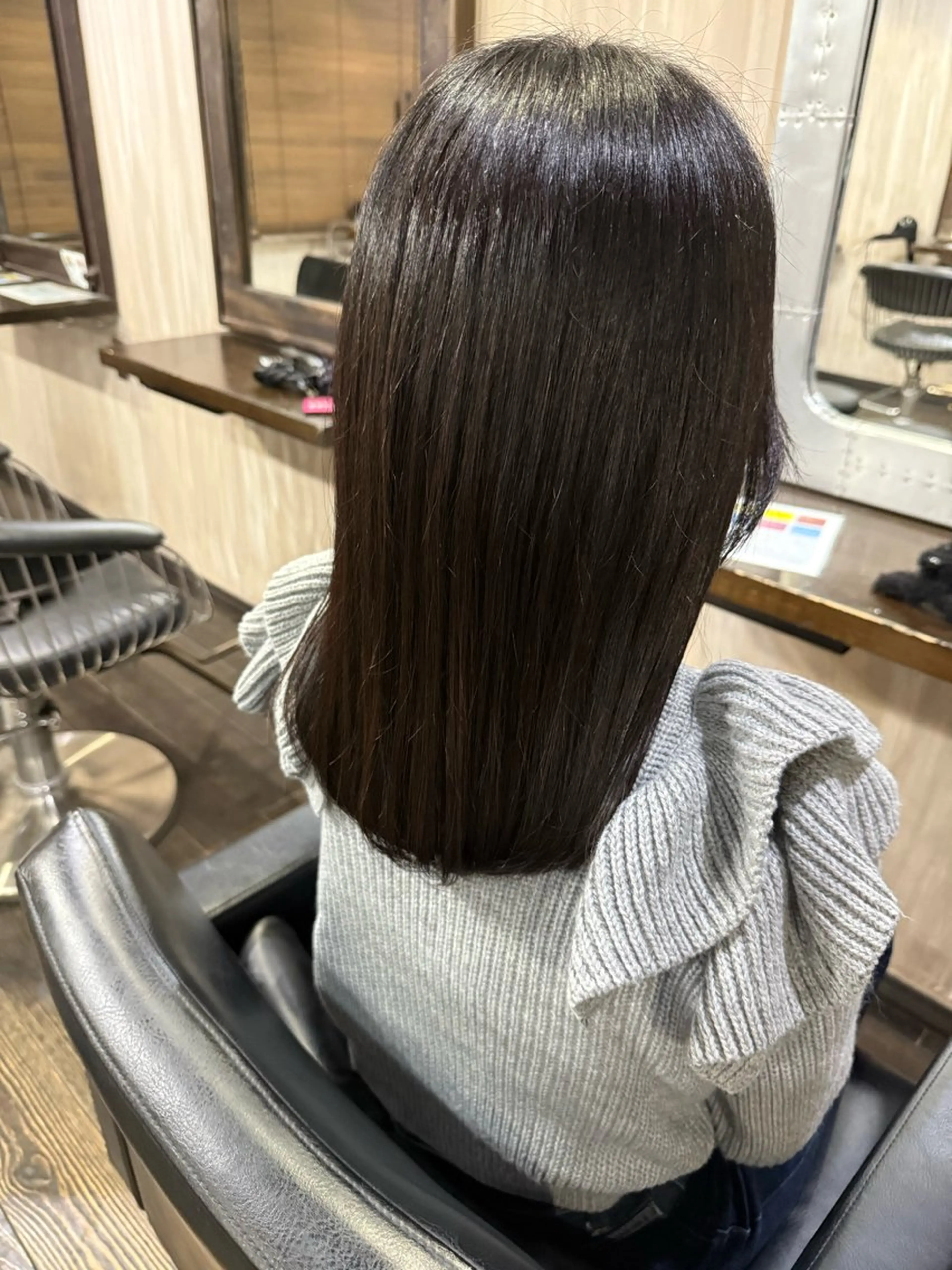 セミロング 似合わせカット M.Fe's はるな 🖤メンズカット募集のヘアスタイル