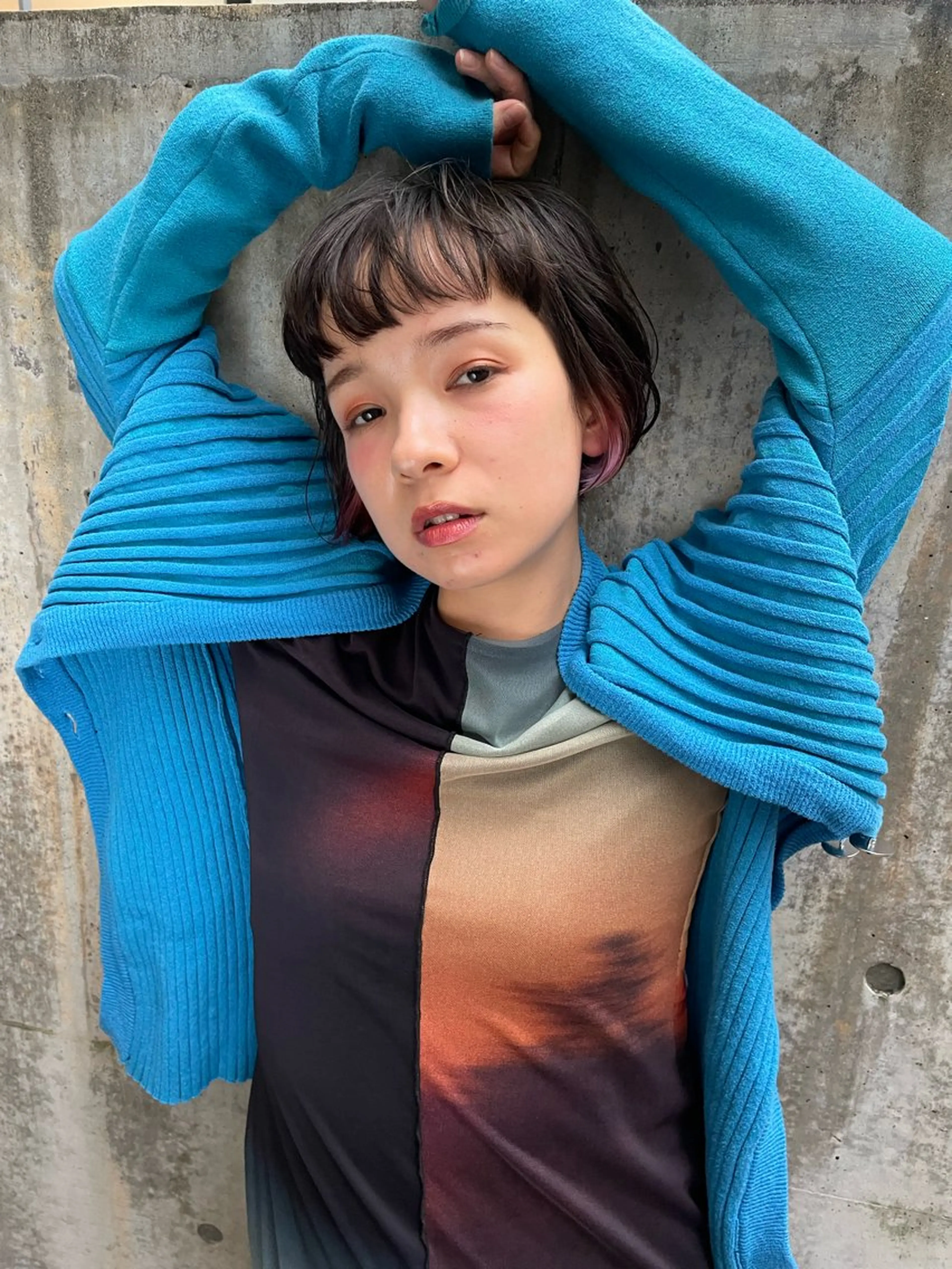 ショート カラー カット ヘアカラー トリートメント ショート/ボブ/ 心斎橋/宮脇美奈のヘアスタイル