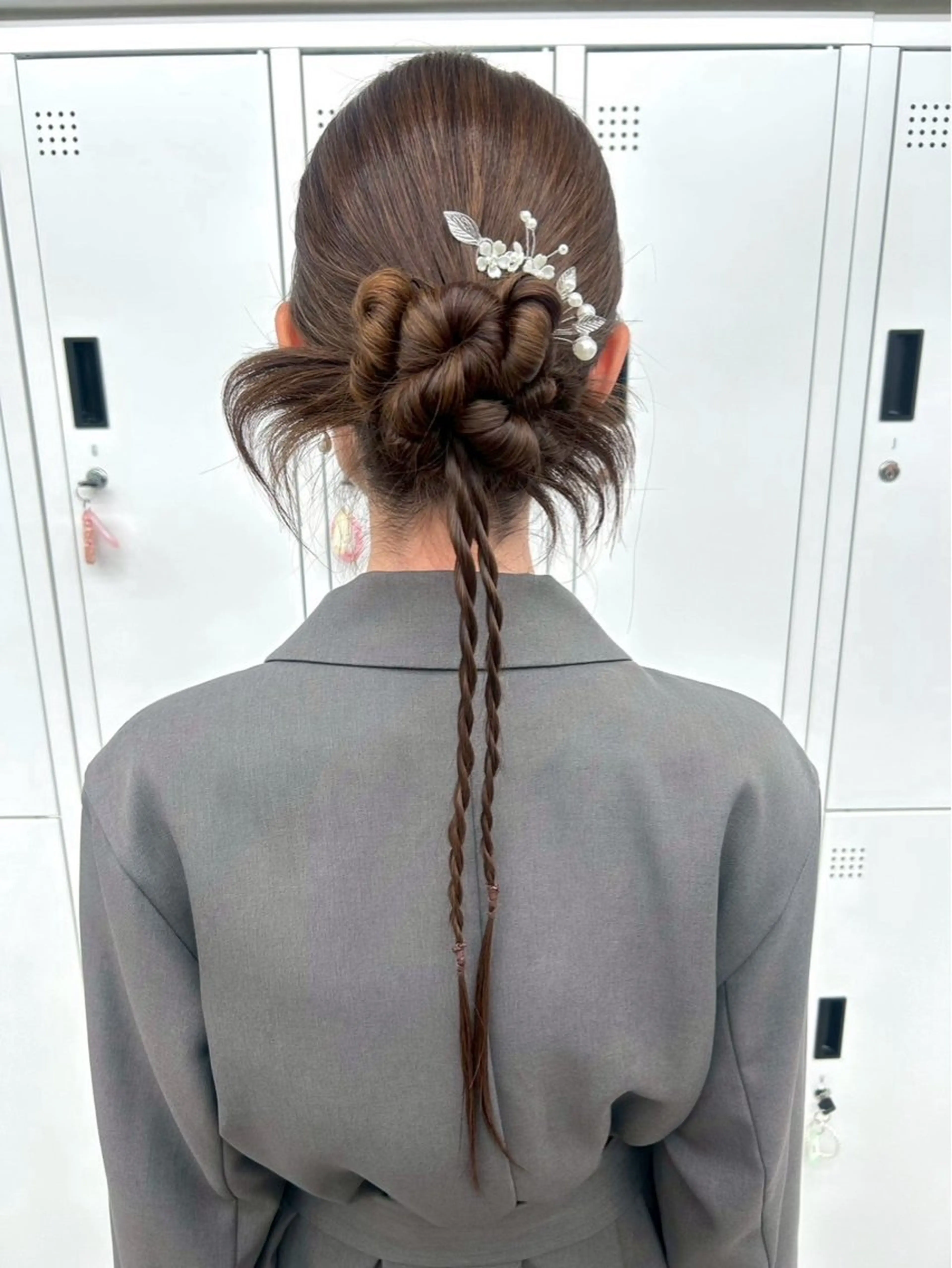 【ねじねじヘア🌀💙】お呼ばれヘアに💫の写真