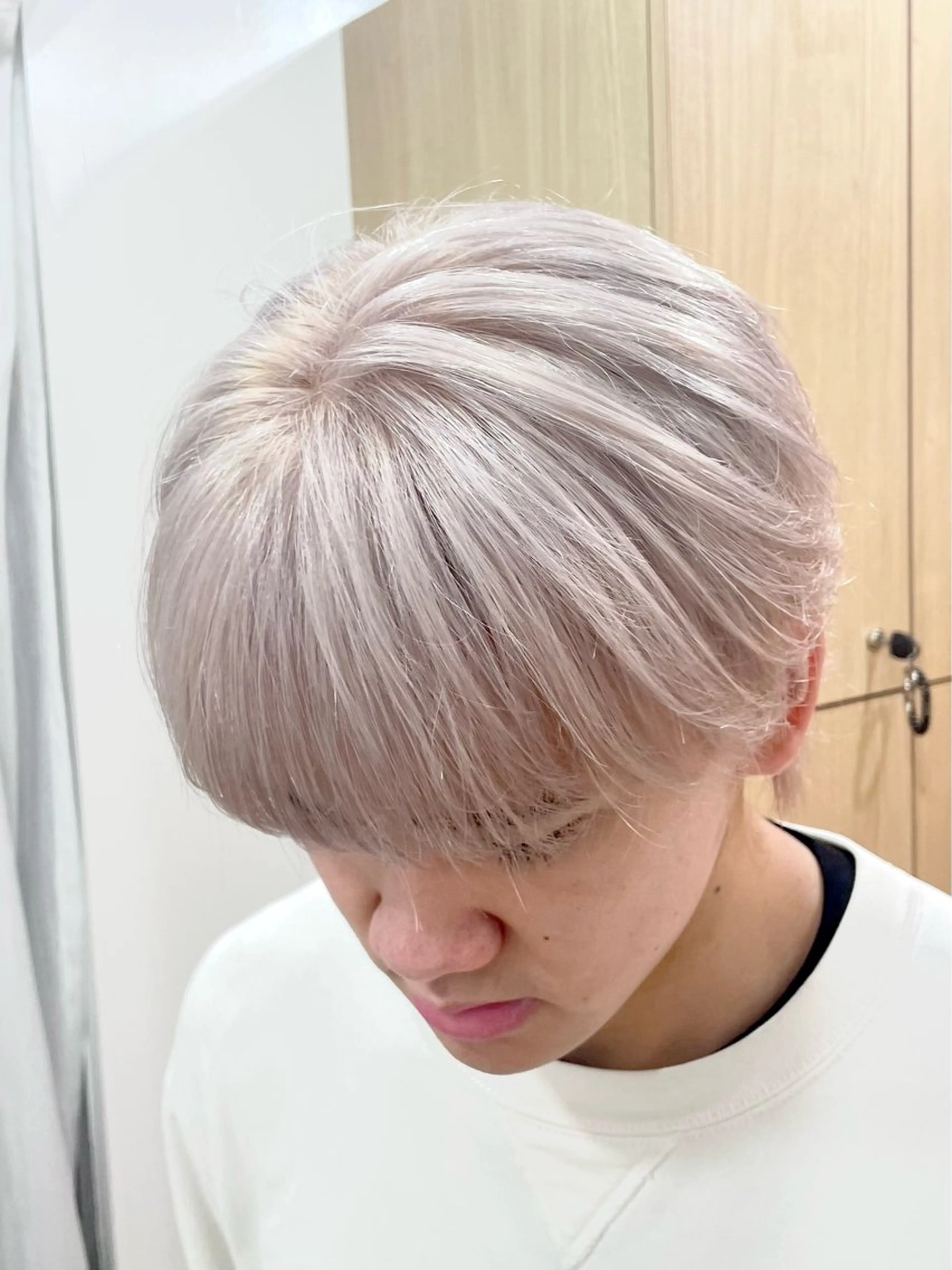 ショート ショートヘア 縮毛矯正 カマタ ハルキのヘアスタイル