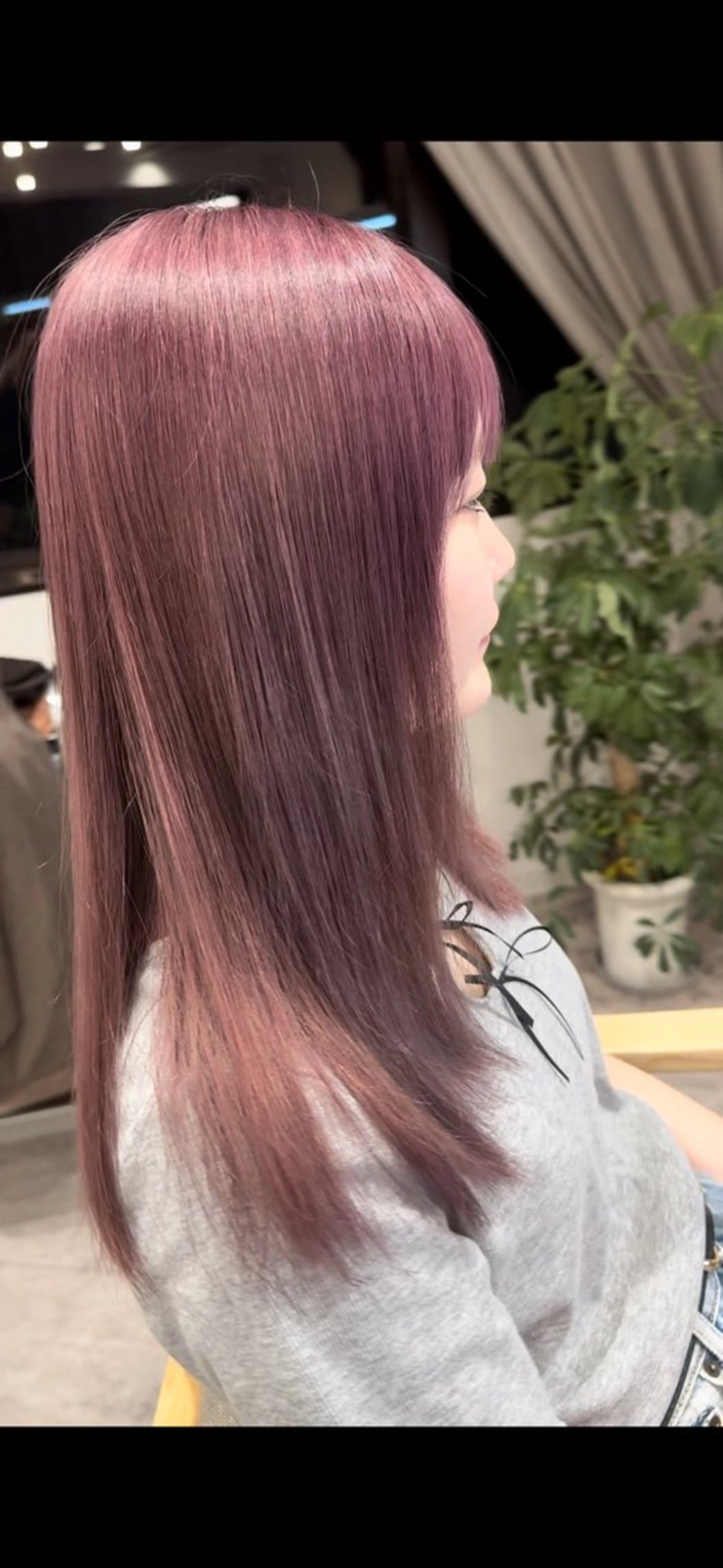 ロング レイヤーカット 神 嵩徳のヘアスタイル