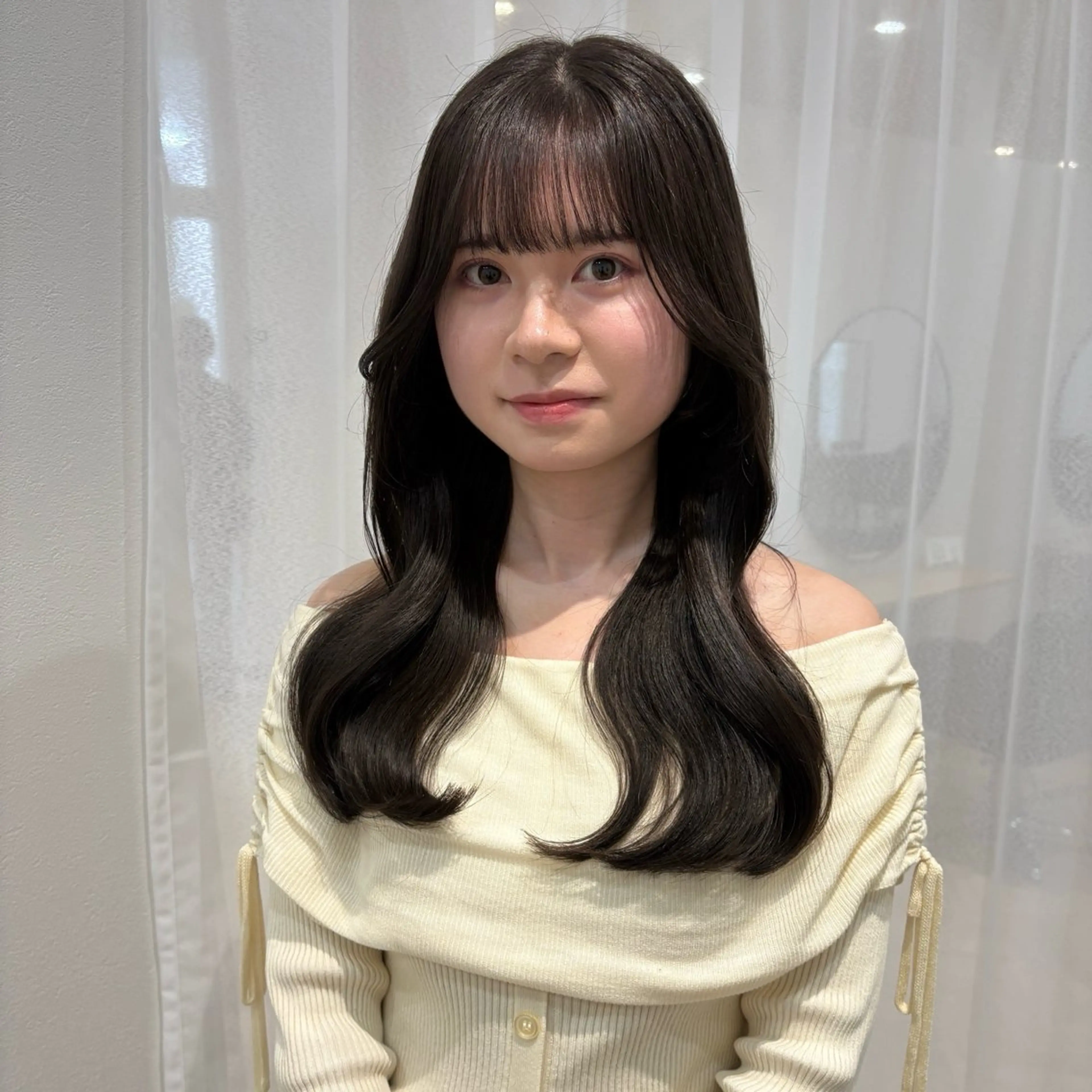 ロング カラー カット ヘアカラー yukari🌷名駅 ＊大人かわいい艶髪のヘアスタイル