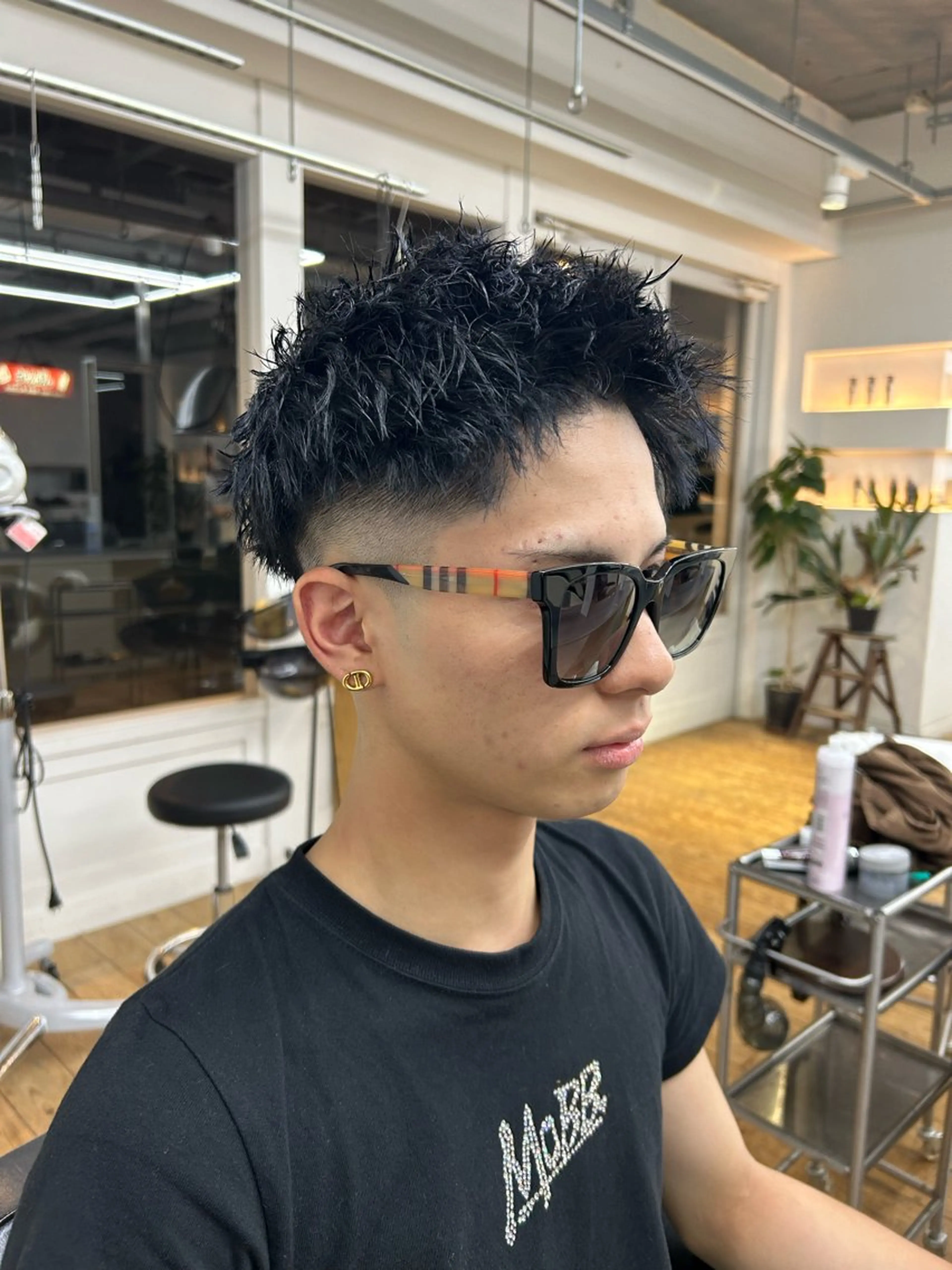 ショート パーマ メンズ カット パーマ 北九州/折尾/パーマ /ゆうと/八幡西区のヘアスタイル