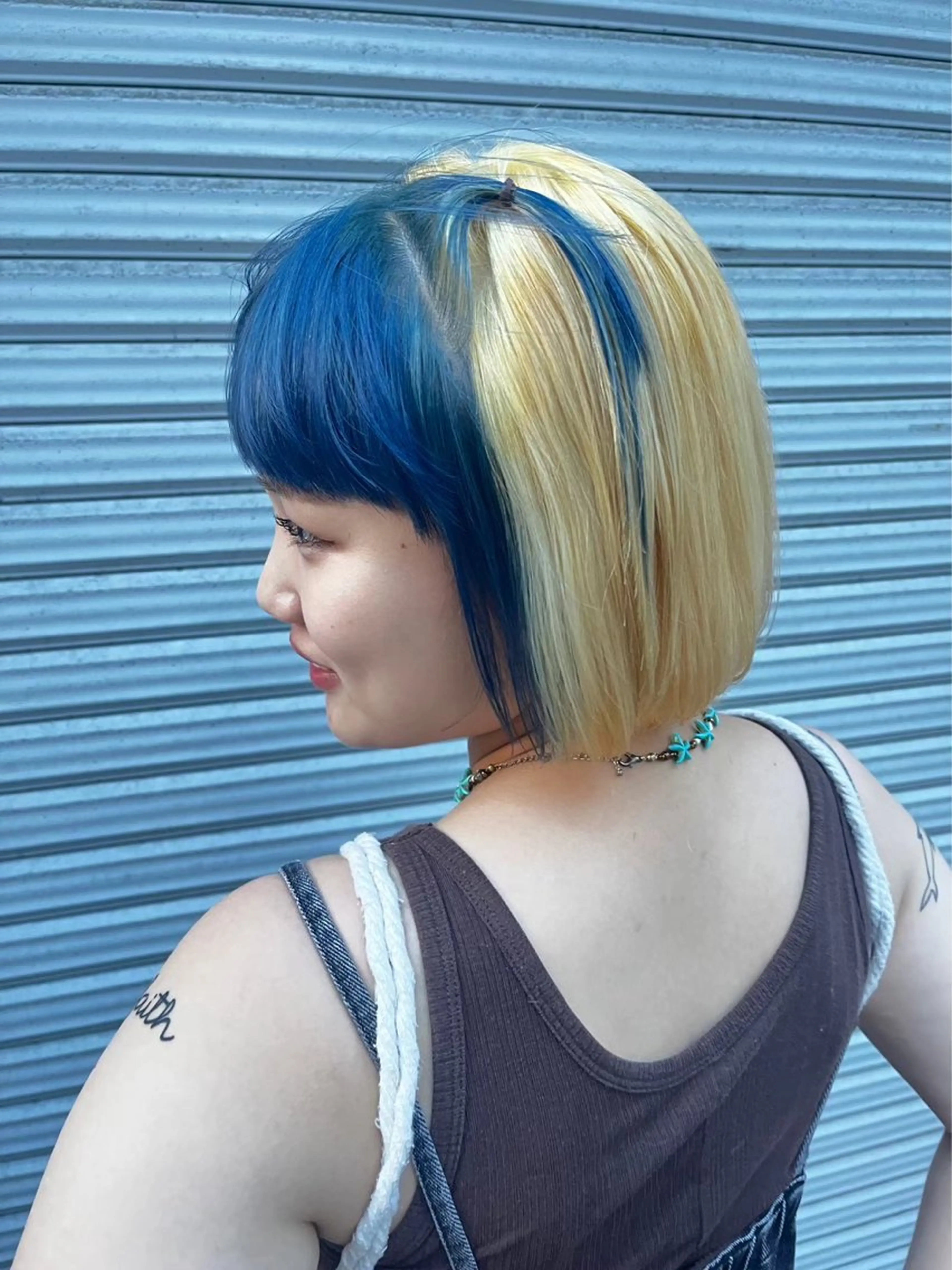 カラー ブリーチ/パーマ ♡MIYUU♡横浜のヘアスタイル