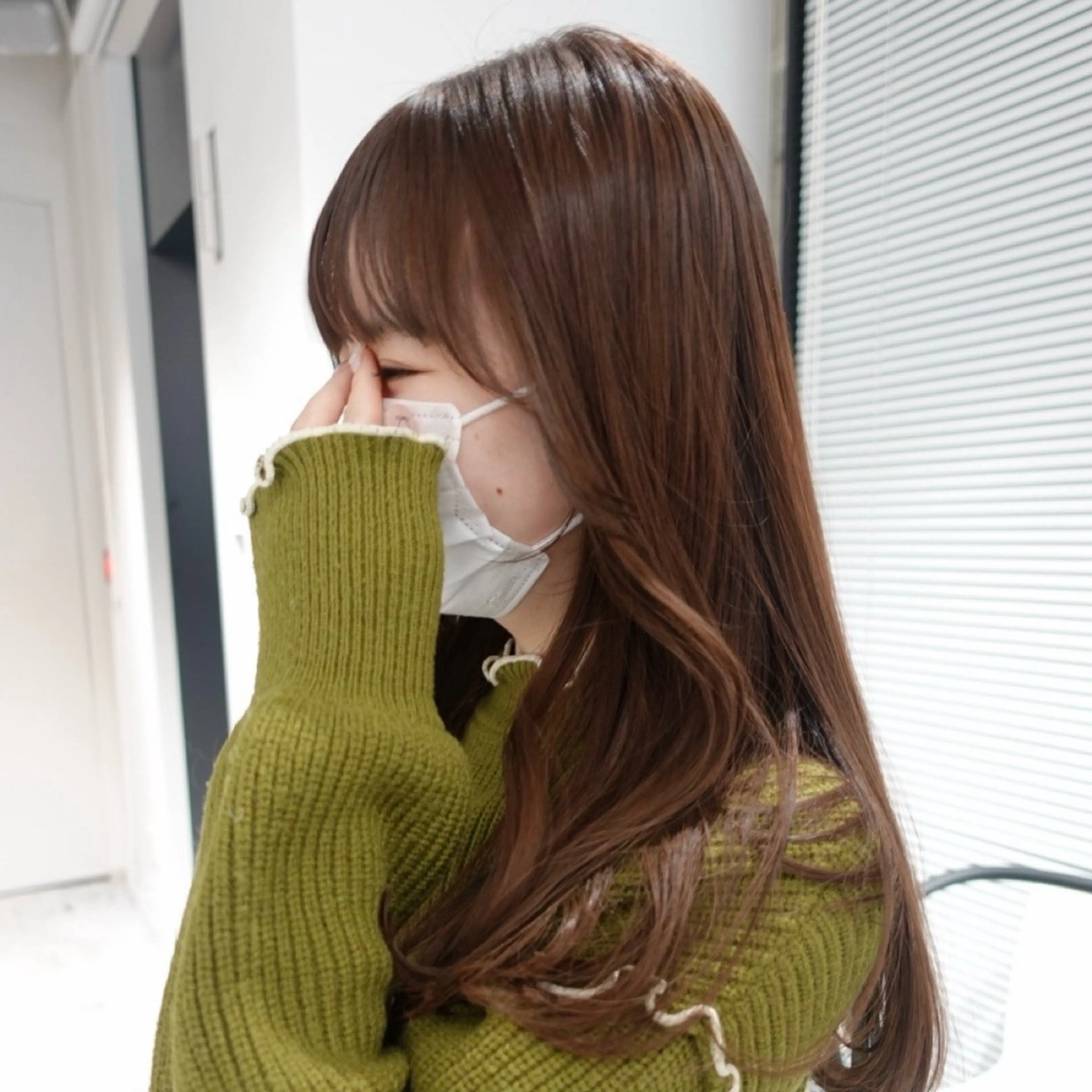 ロング カラー ヘアアレンジ ブラウンカラー トリートメント カット ヘアカラー トリートメント 🌐サトウ リョウ🌐のヘアスタイル