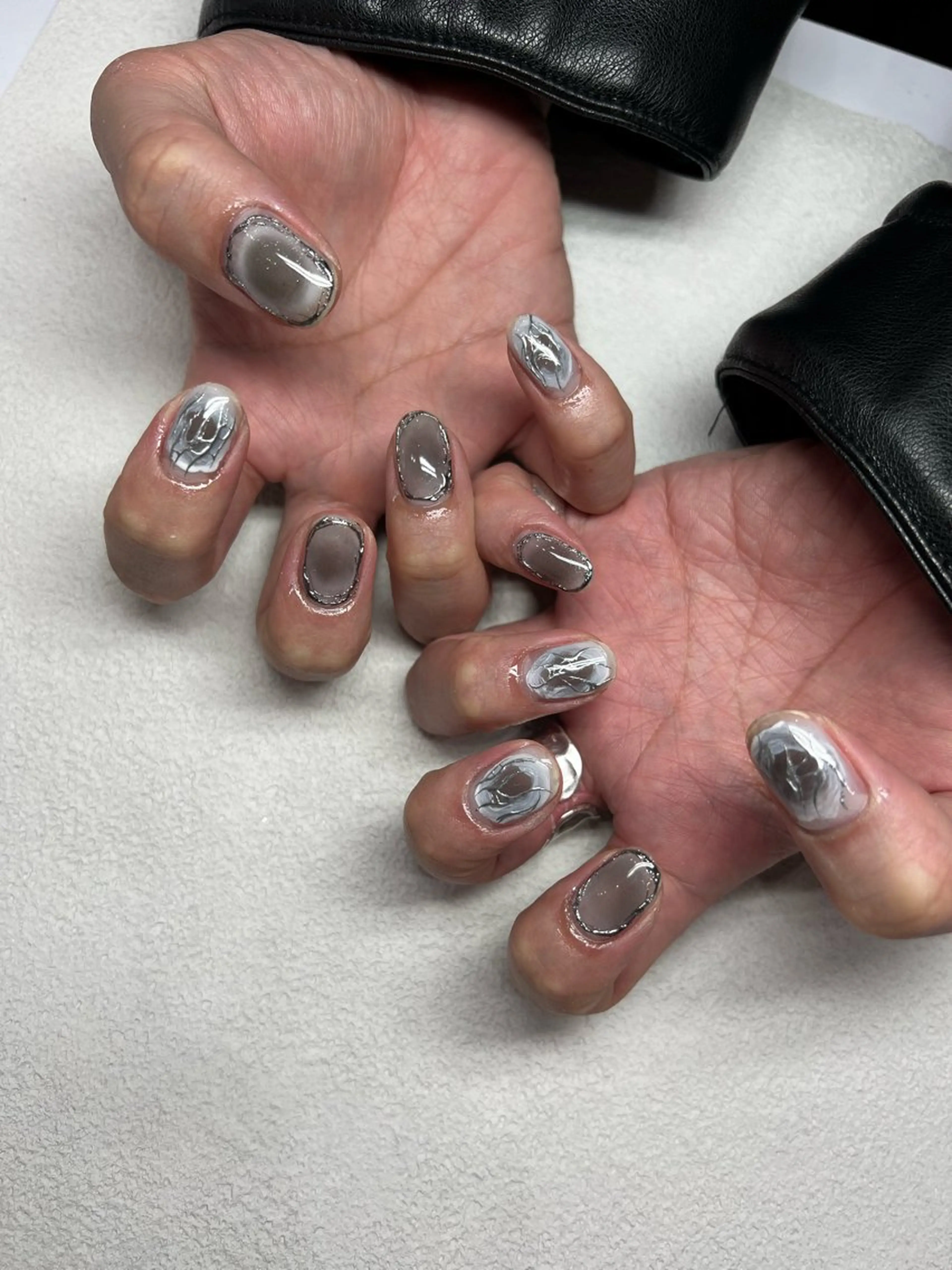 メンズ ネイル ハンドネイル Nes.nail 池袋所属・Nes.nail 長谷のネイルデザイン