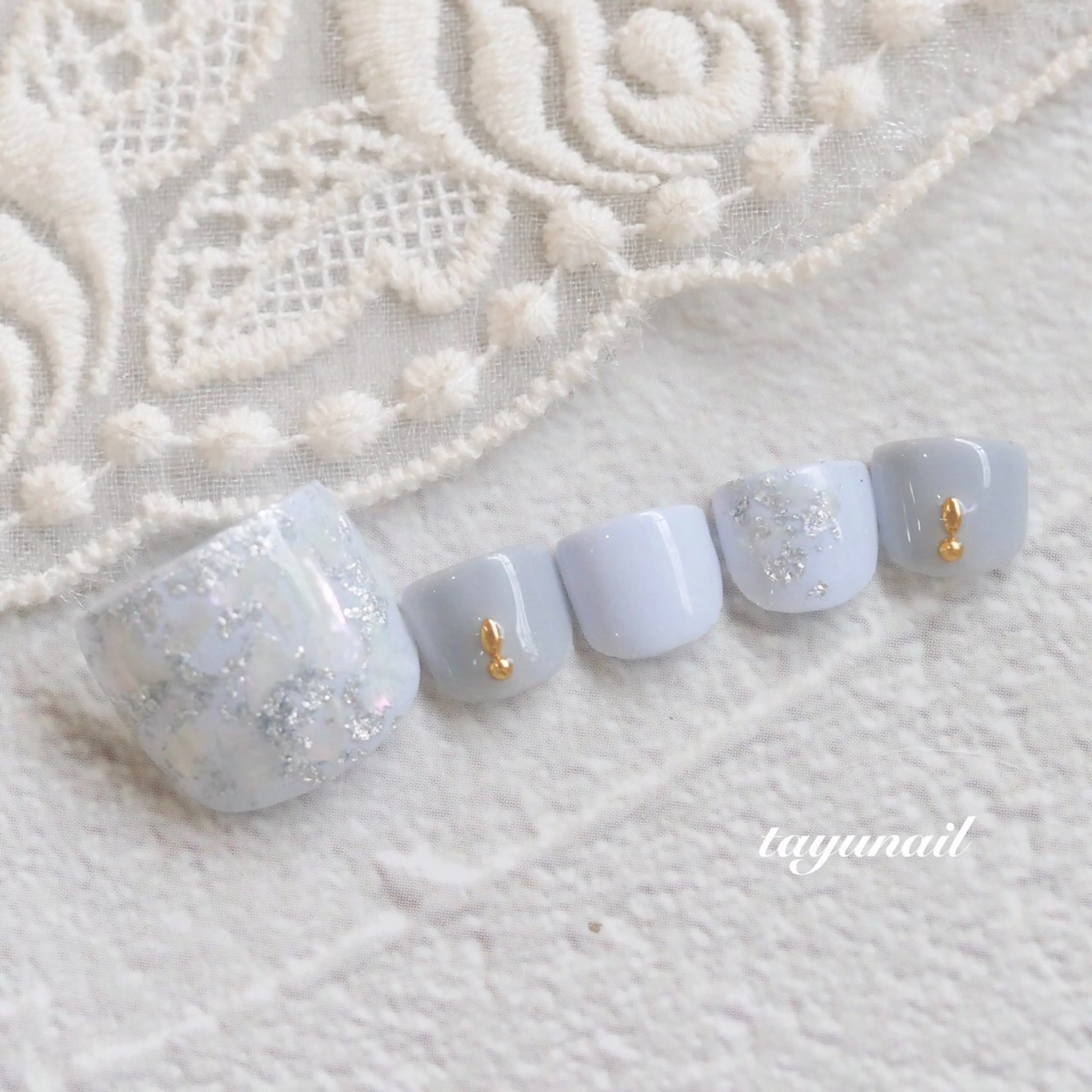 ネイル アートネイル ジェルネイル パラジェル 冬ネイル ネイルサロン・ネイルスクール　たゆnail所属・ネイルサロン 【たゆnail】のネイルデザイン