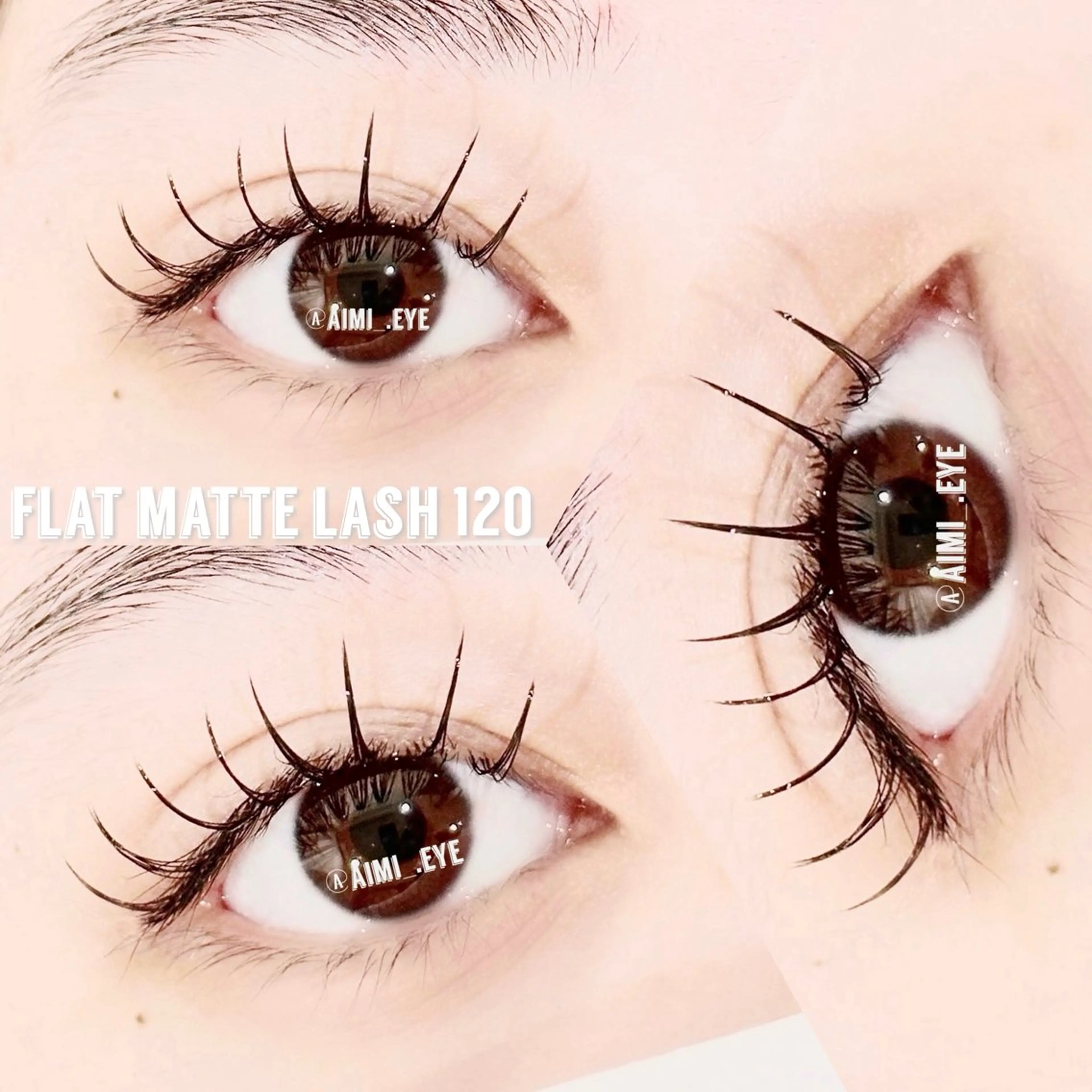 マツエク・マツパ CCカール Cカール フラットラッシュ ゴージャス マツエク 𝙚𝙢𝙪. 🖤𝘼𝙞𝙢𝙞のマツエク・マツパデザイン