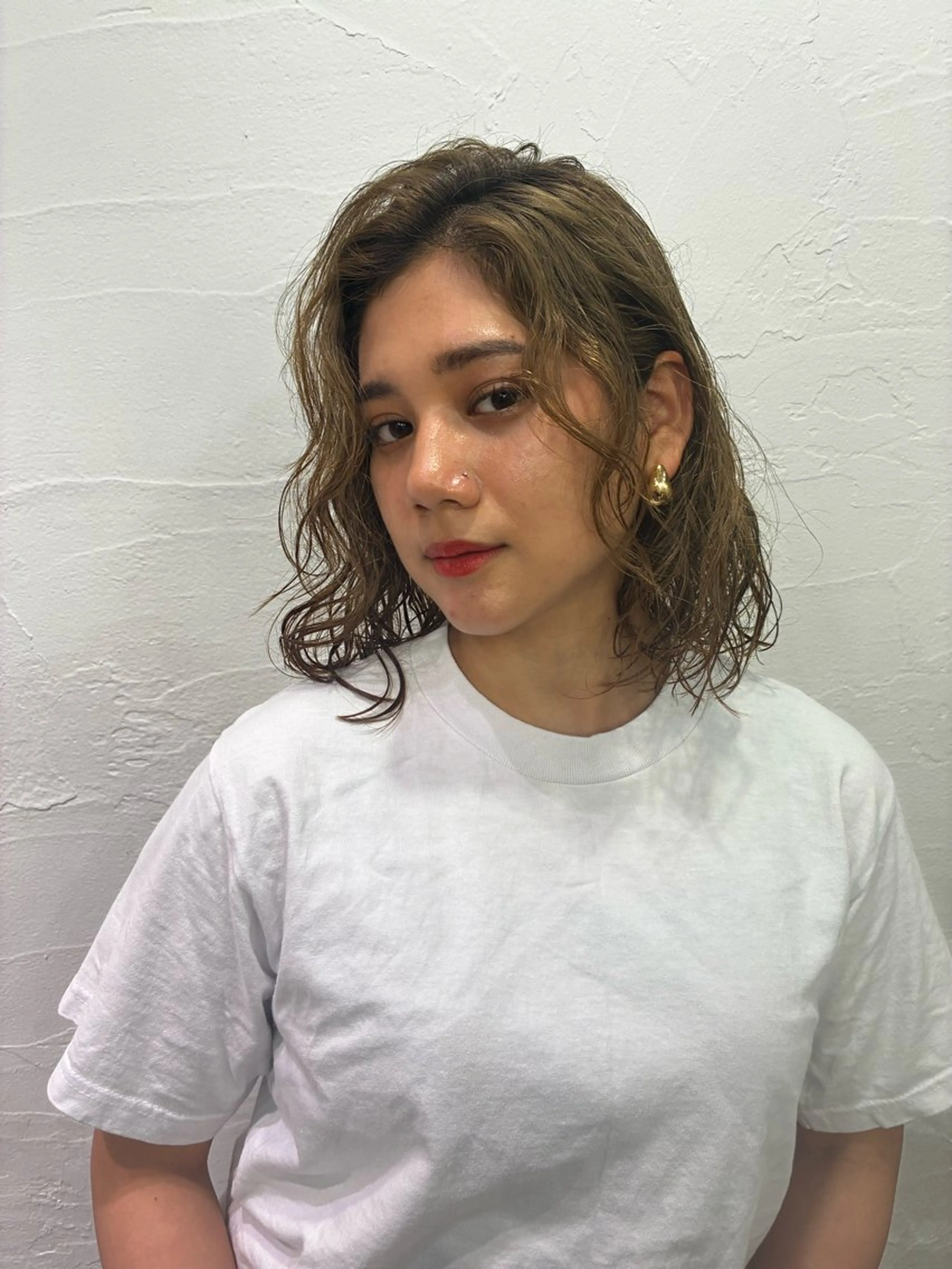 ヘアアレンジ ヘアカラー トリートメント 佐藤 芽衣のヘアスタイル