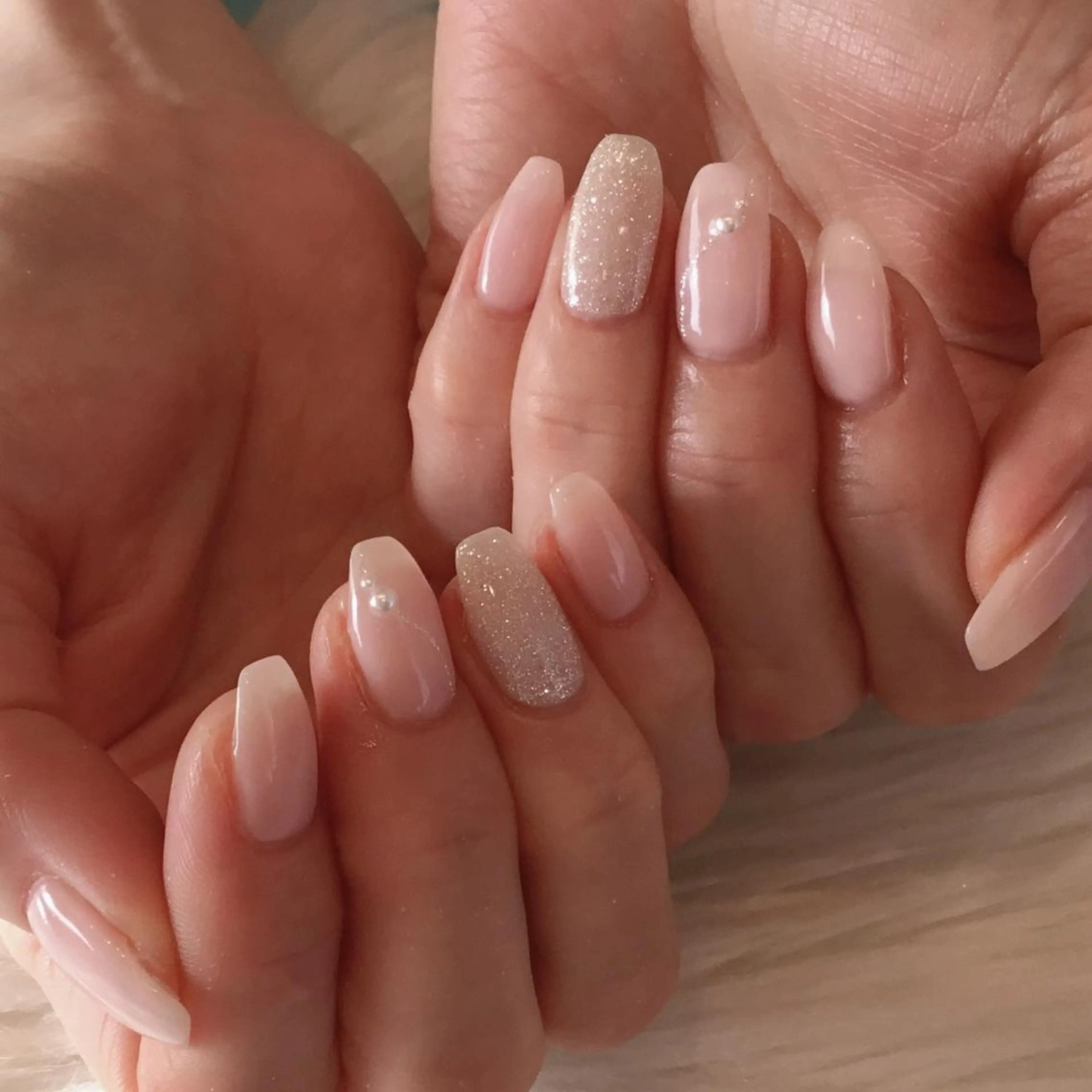 ネイル フラッシュネイル ワンカラーネイル ハンドネイル Kanai Harukaのネイルデザイン