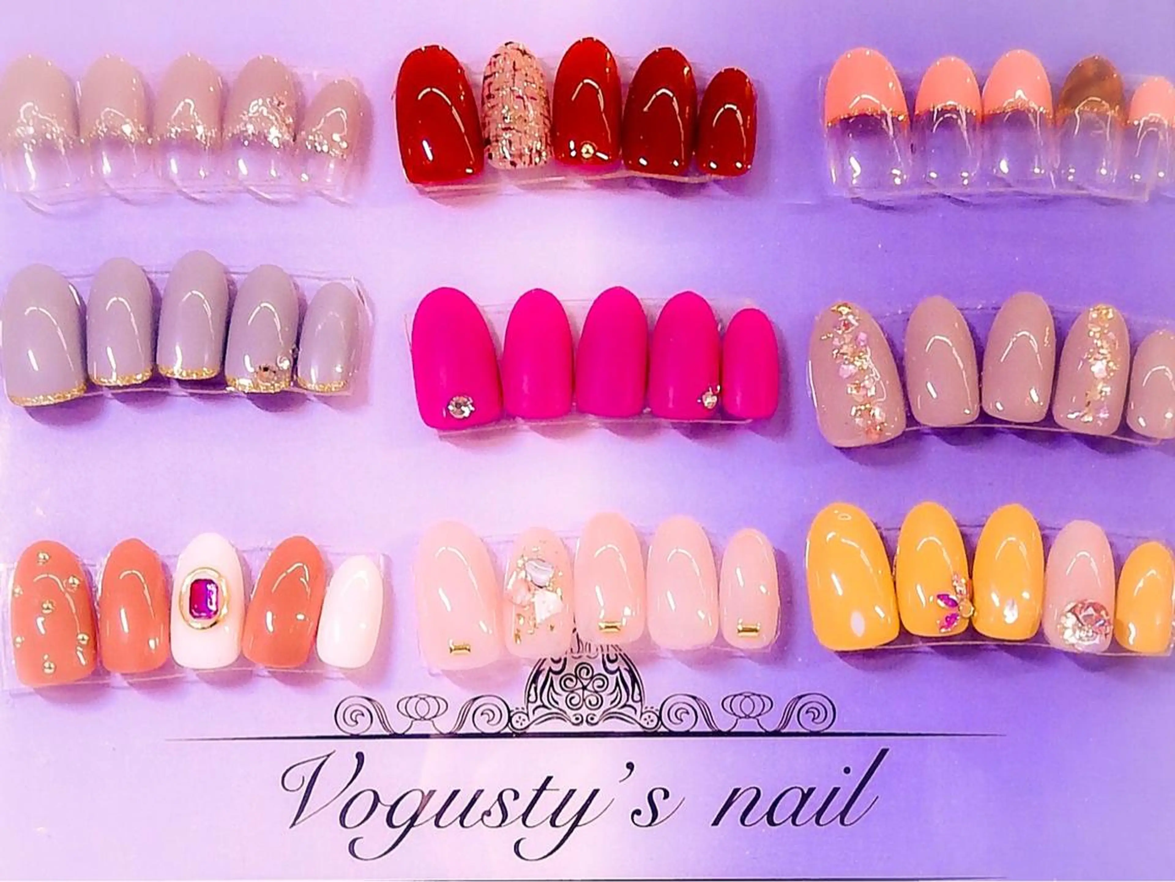 ネイル アートネイル べっ甲ネイル シンプルネイル ストーンネイル ツイードネイル ボガスティーズネイル 川崎店のネイルデザイン