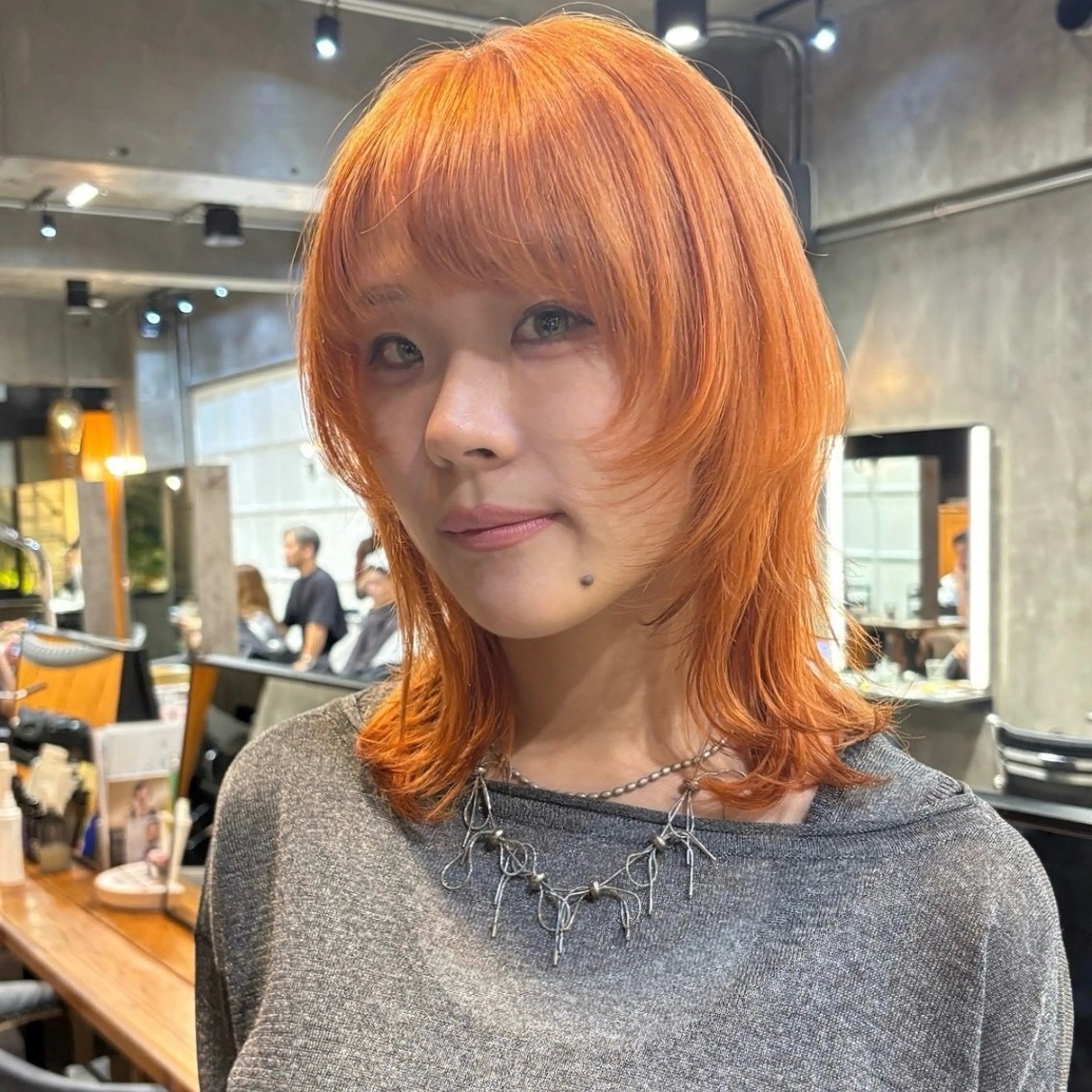 ミディアム カラー カット ヘアカラー トリートメント デザインレイヤー/ KOSUKEのヘアスタイル