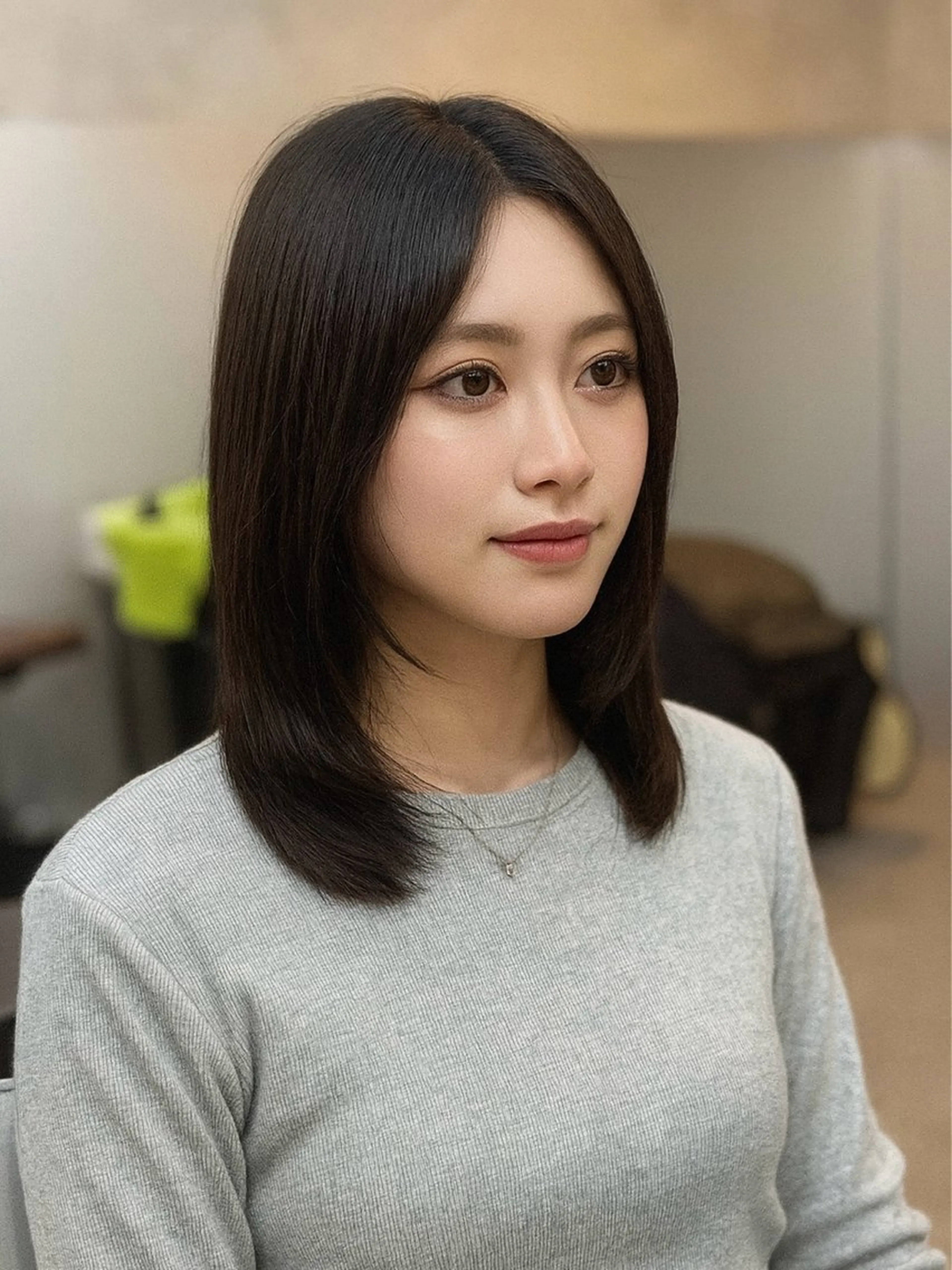 ミディアム ✨レイヤーカット✨ 顔まわり✂️鎌倉楓麻のヘアスタイル