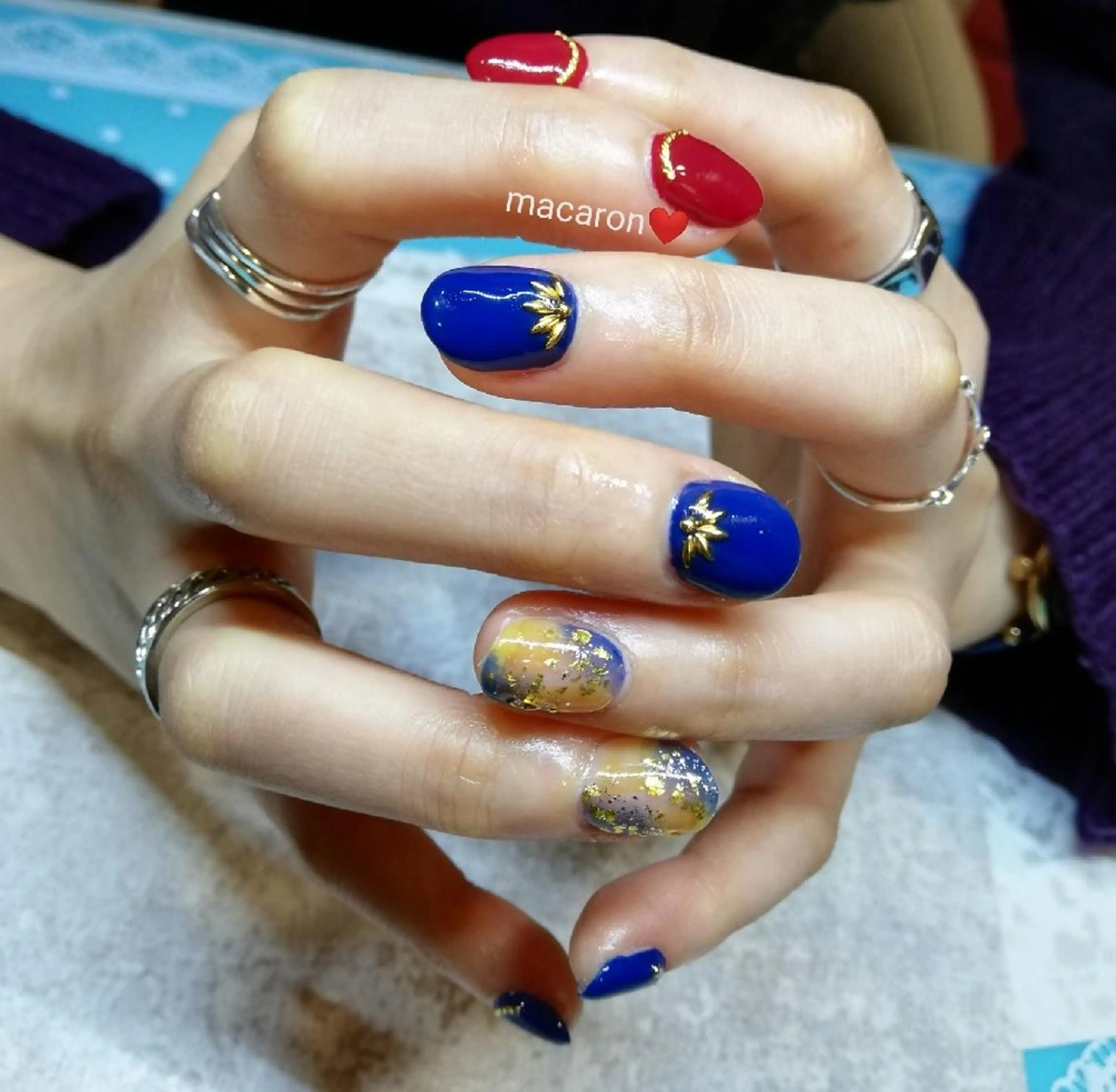 ネイル nail salon macaron のネイルデザイン