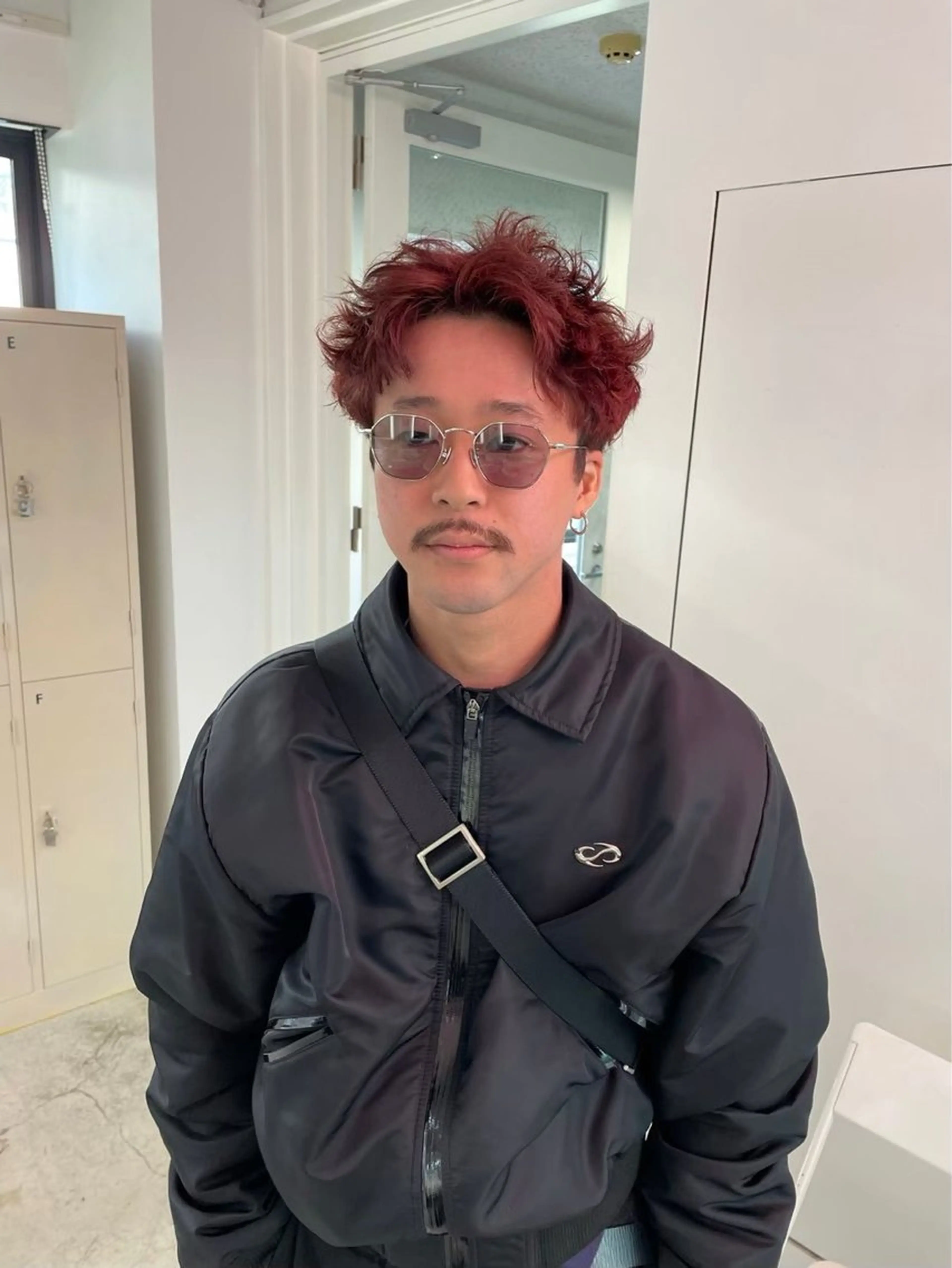 ショート カラー メンズ カット パーマ トリートメント 🧤高明度ハイトーン 🧤莉音のヘアスタイル