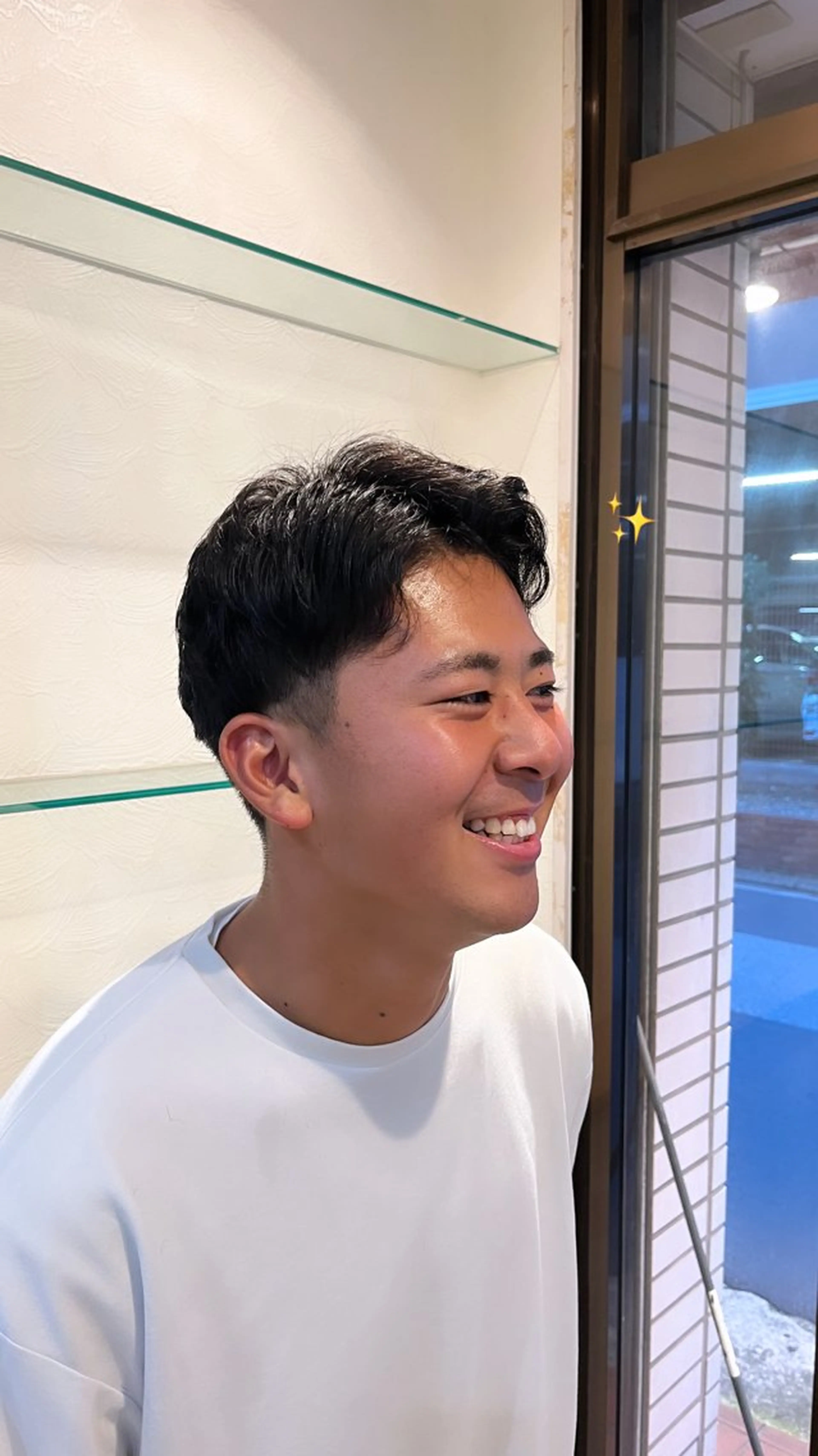 メンズ 刈り上げ カット 顔周りカット/ 似合わせ/momo/のヘアスタイル