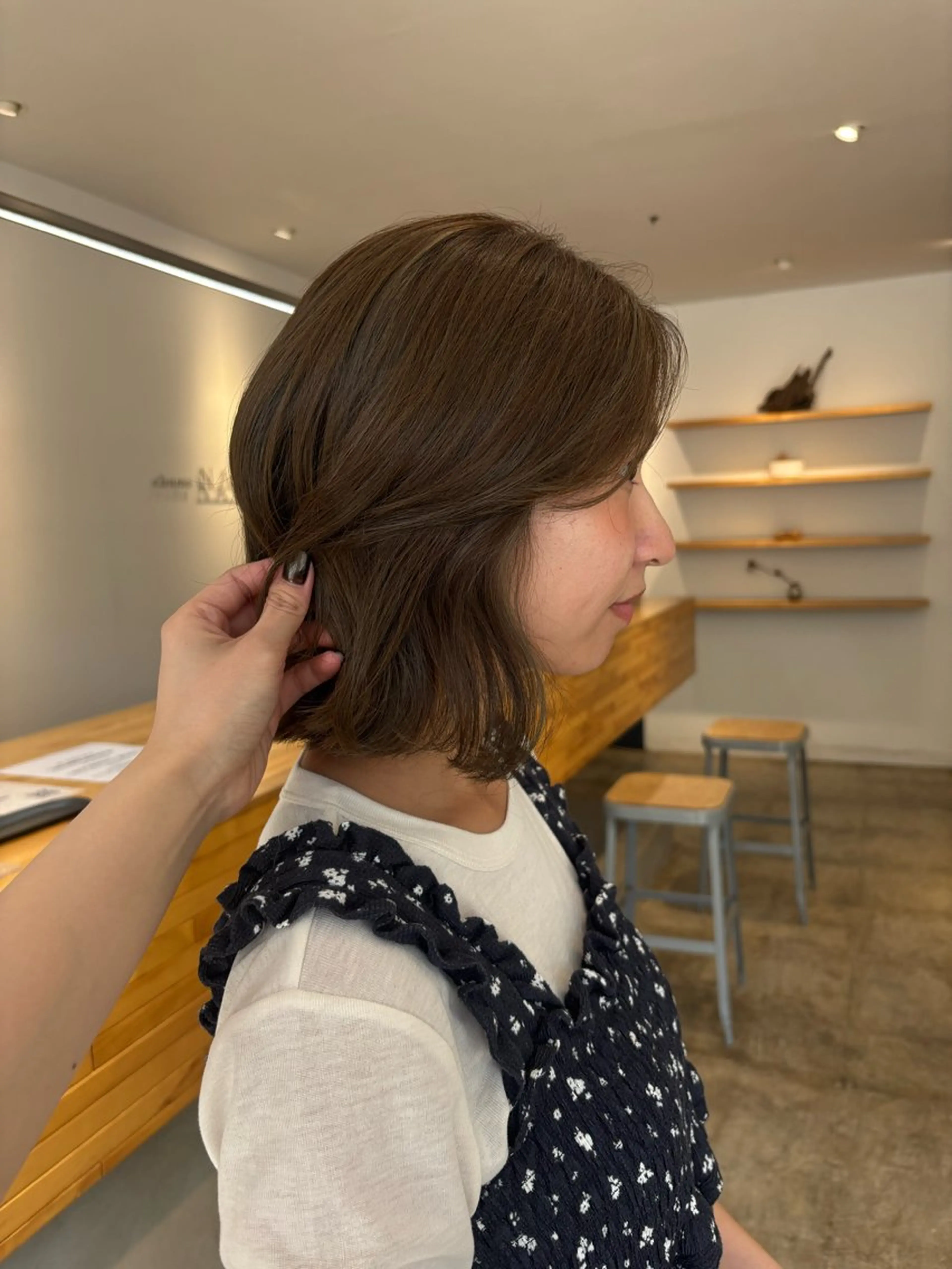 ショート カラー ヘアカラー NAVY/ Miharuのヘアスタイル