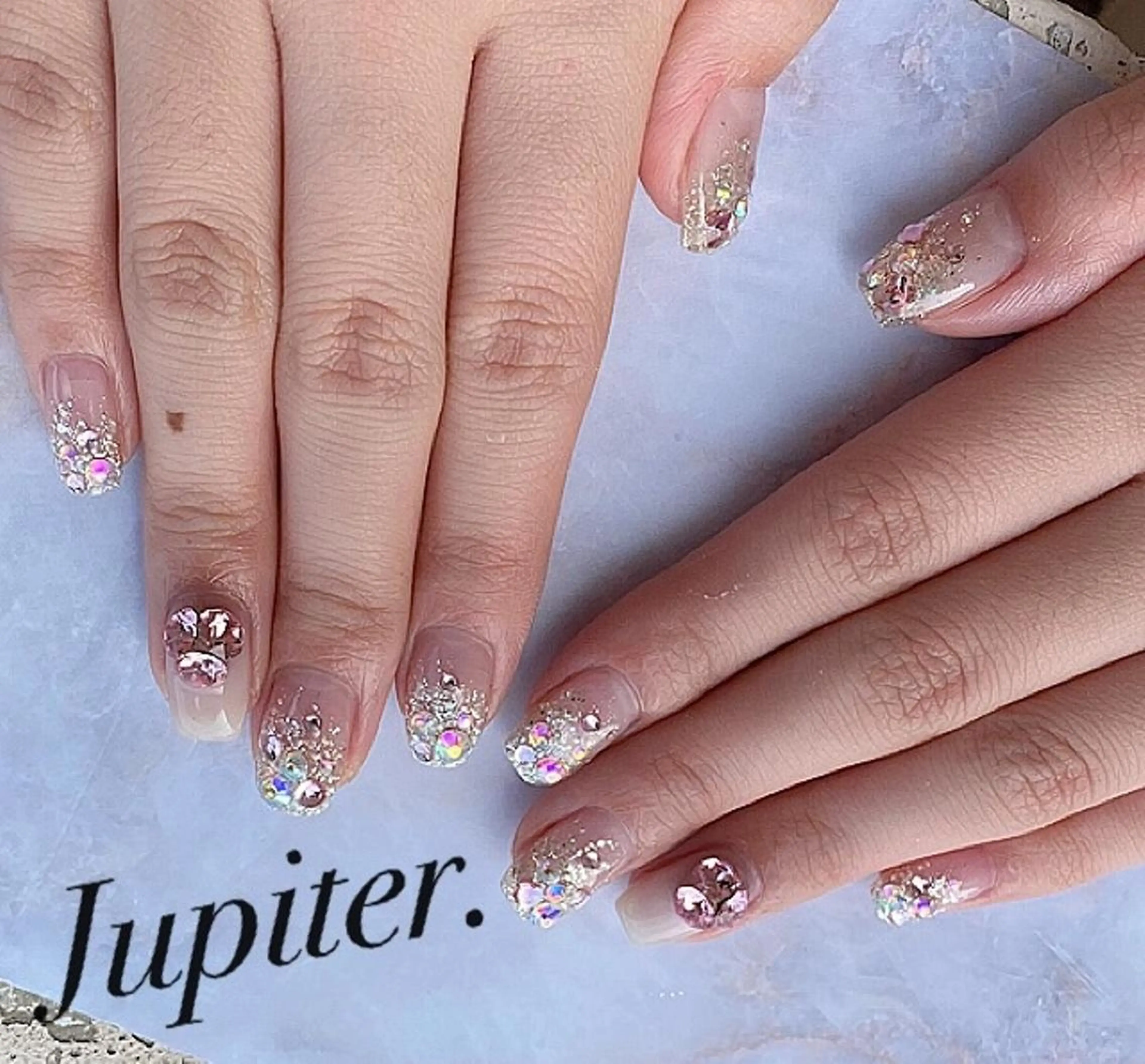 ネイル ストーンネイル ハンドネイル PrivateSalon Jupiter所属・Jupiter .のネイルデザイン