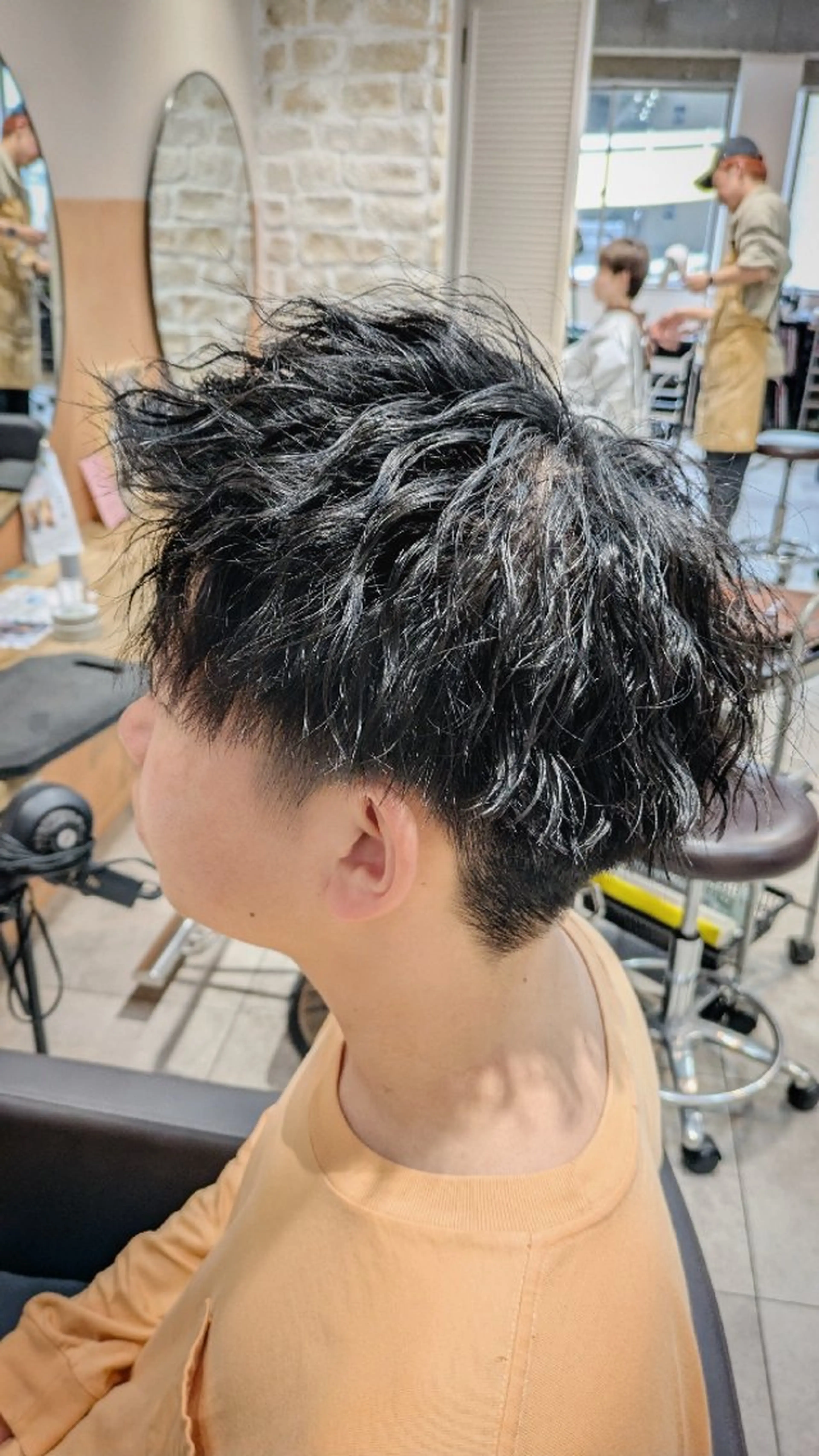 ショート パーマ 髪質改善/メンズヘア TAKAHIROのヘアスタイル