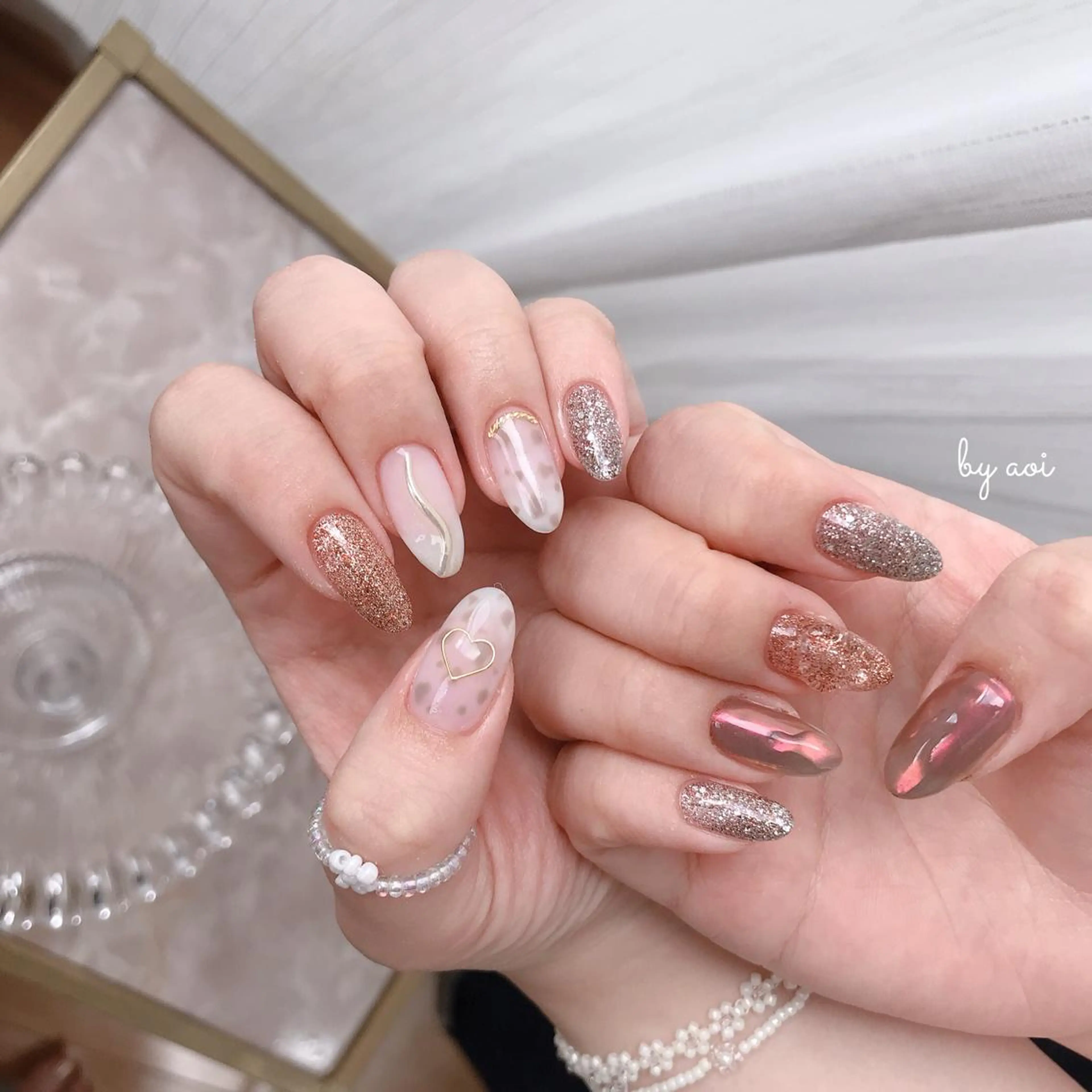 ネイル ミラーネイル Utopia nail_のネイルデザイン