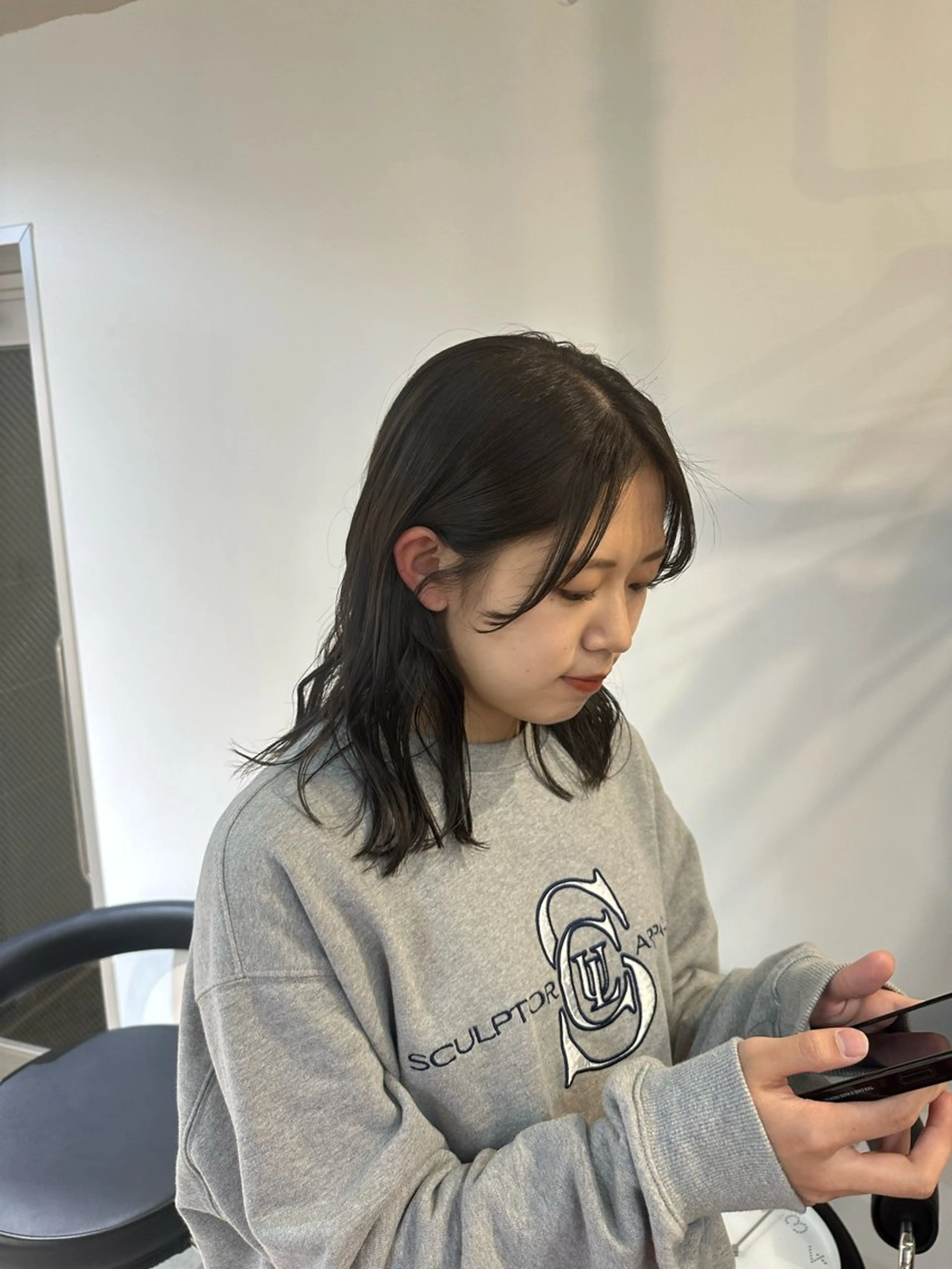 セミロング カット トリートメント fit /Rihoのヘアスタイル