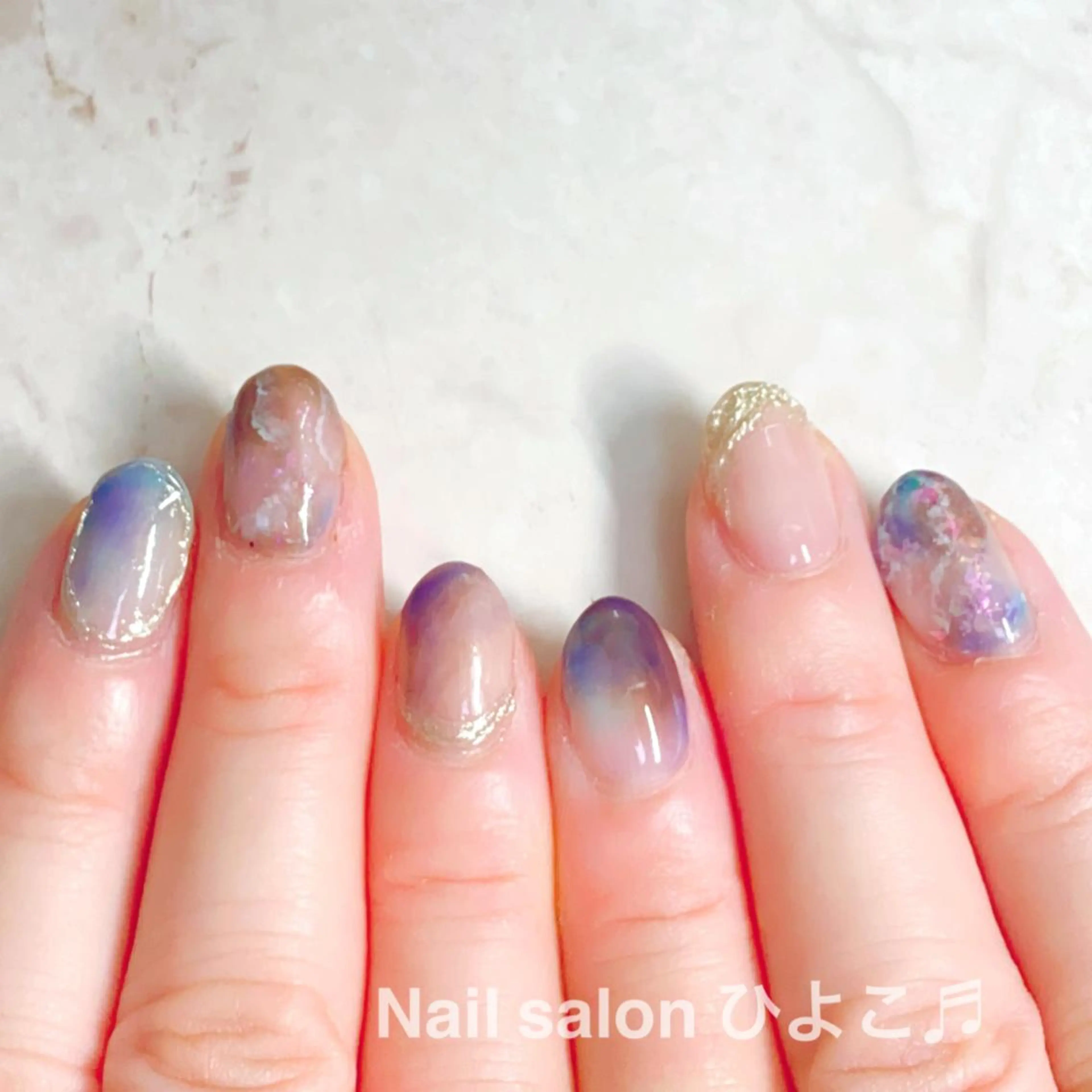 ネイル ニュアンスネイル Nail salon ひよこ♬のネイルデザイン