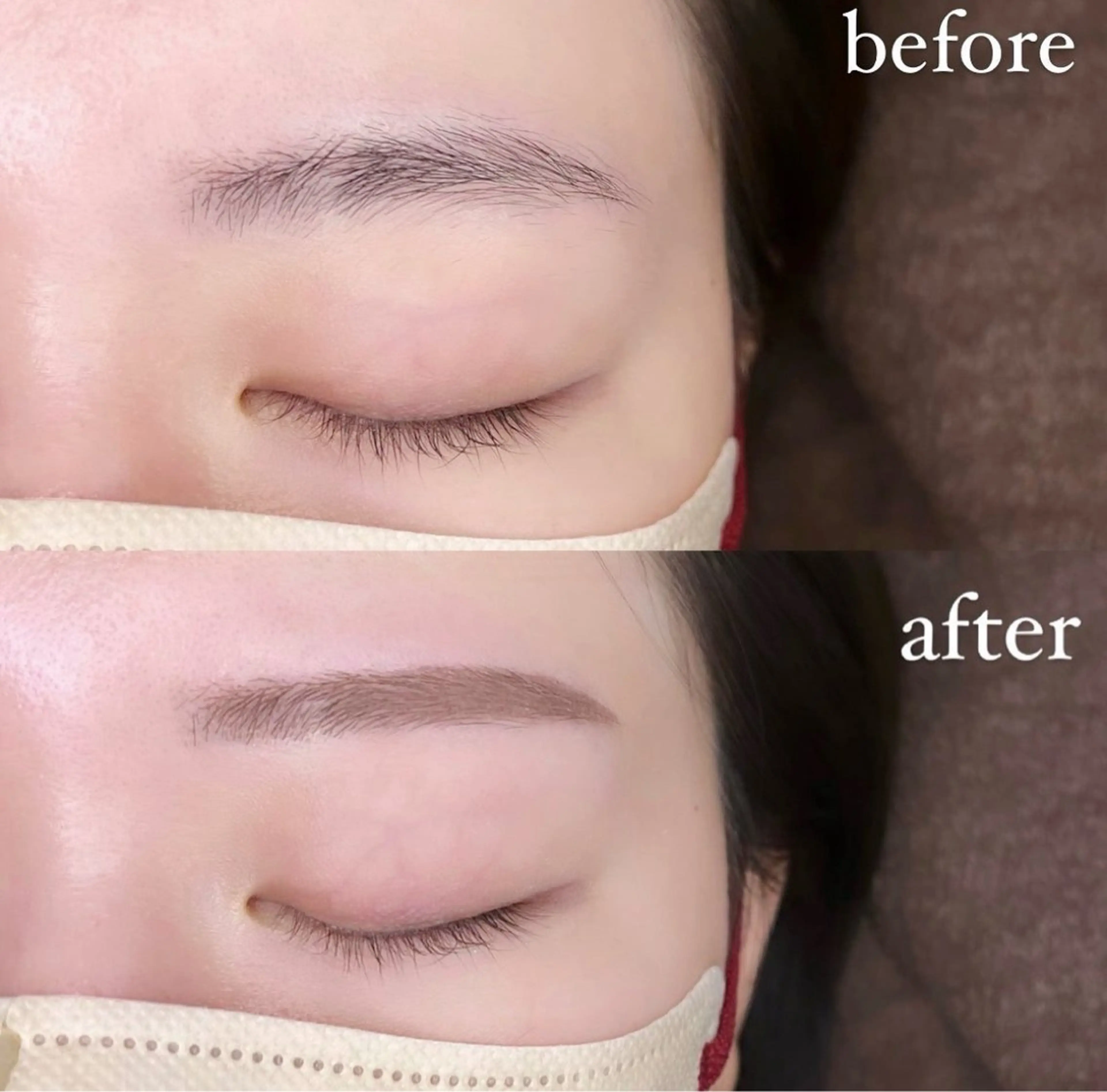 ワックス眉毛(2、3週間自己処理しておられない方のみ) 4月22日、26日不可❌の写真