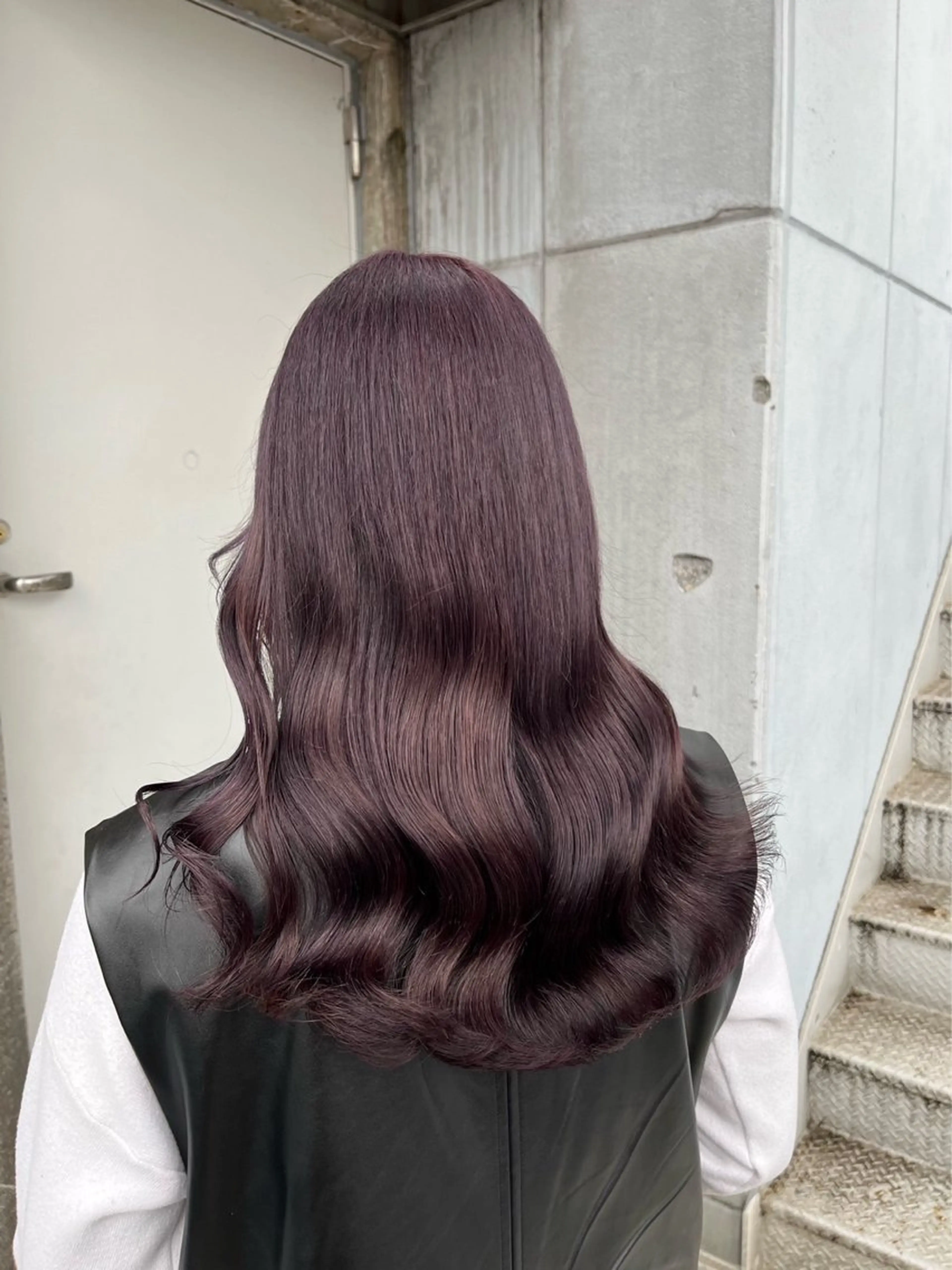 ロング カラー ヘアカラー トリートメント 表参道/透明感カラー /暗髪/ジュキヤのヘアスタイル