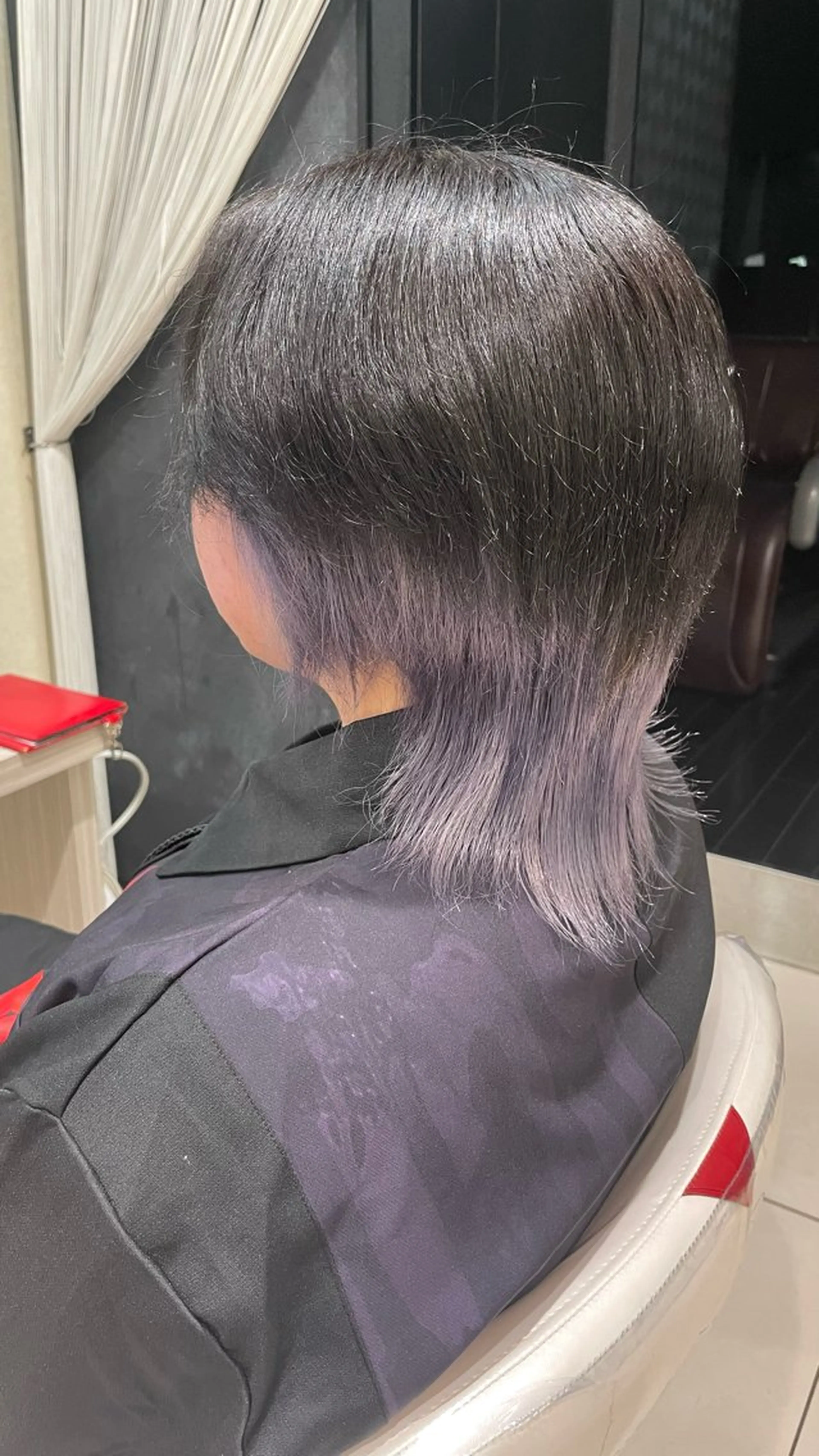 ミディアム カラー ラベンダーカラー シルバー 髪質改善 🎨 SHIORI🥀のヘアスタイル