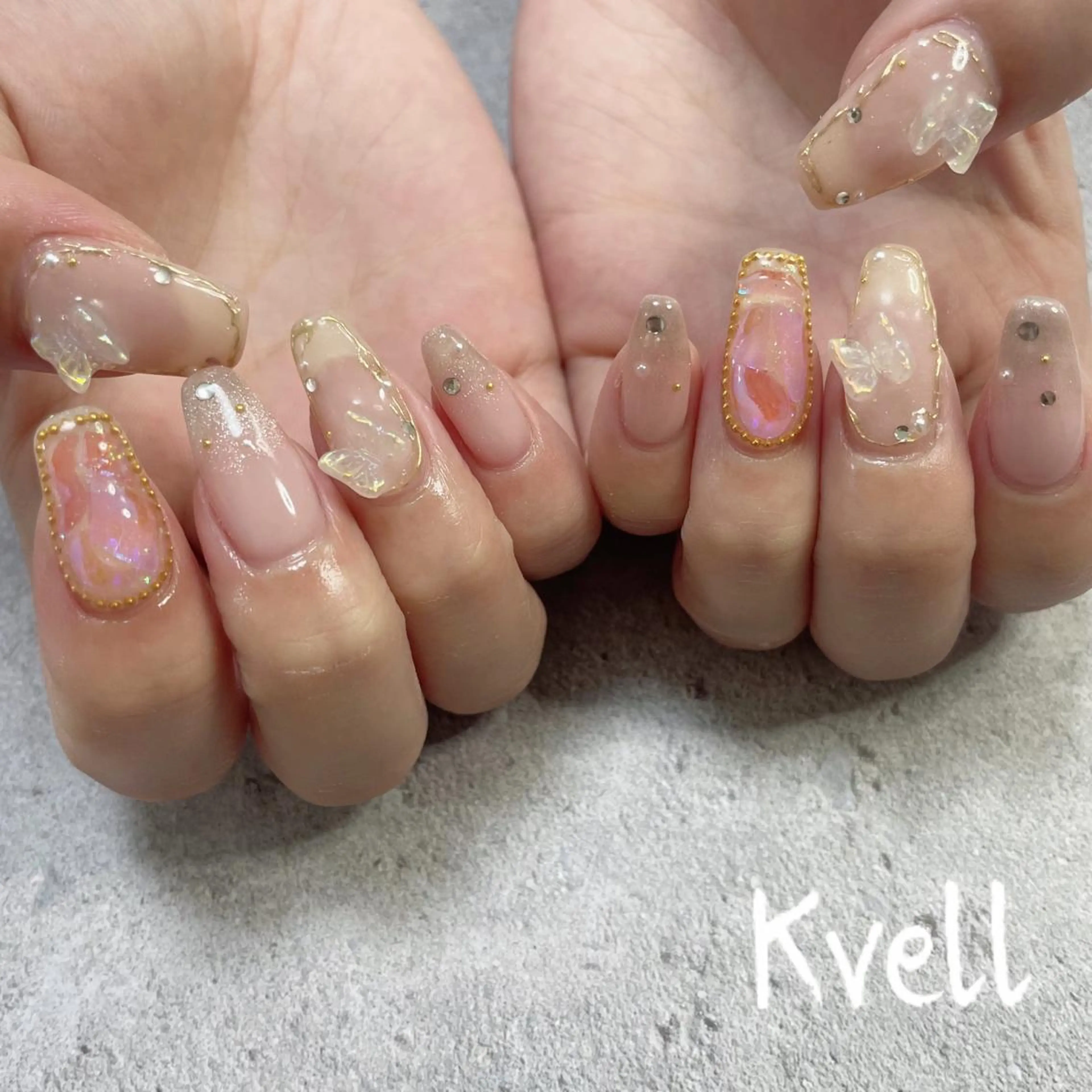 ネイル ハンドネイル nailsalon Kvellのネイルデザイン