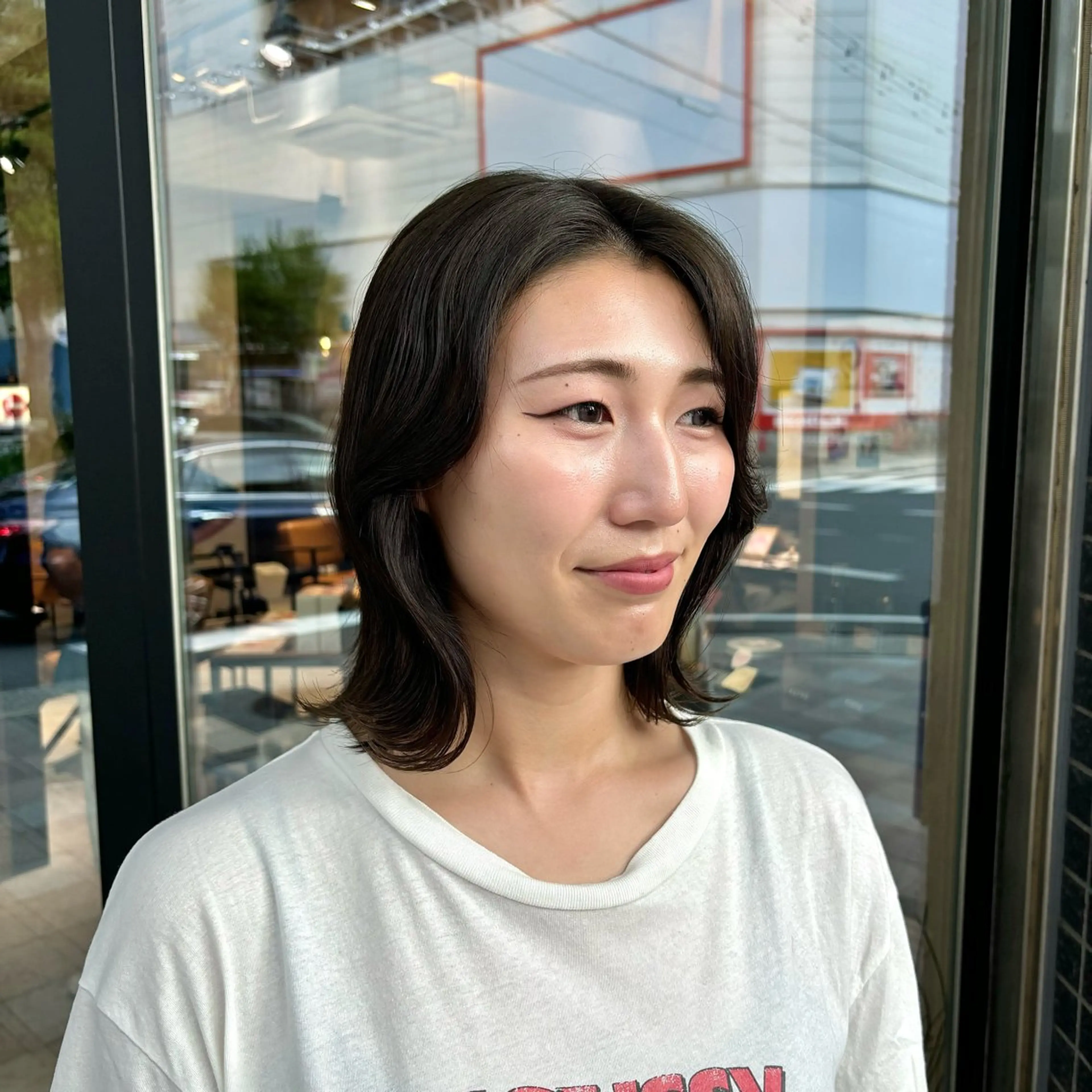 ミディアム Natsuki/韓国 ボブ/レイヤーカットのヘアスタイル