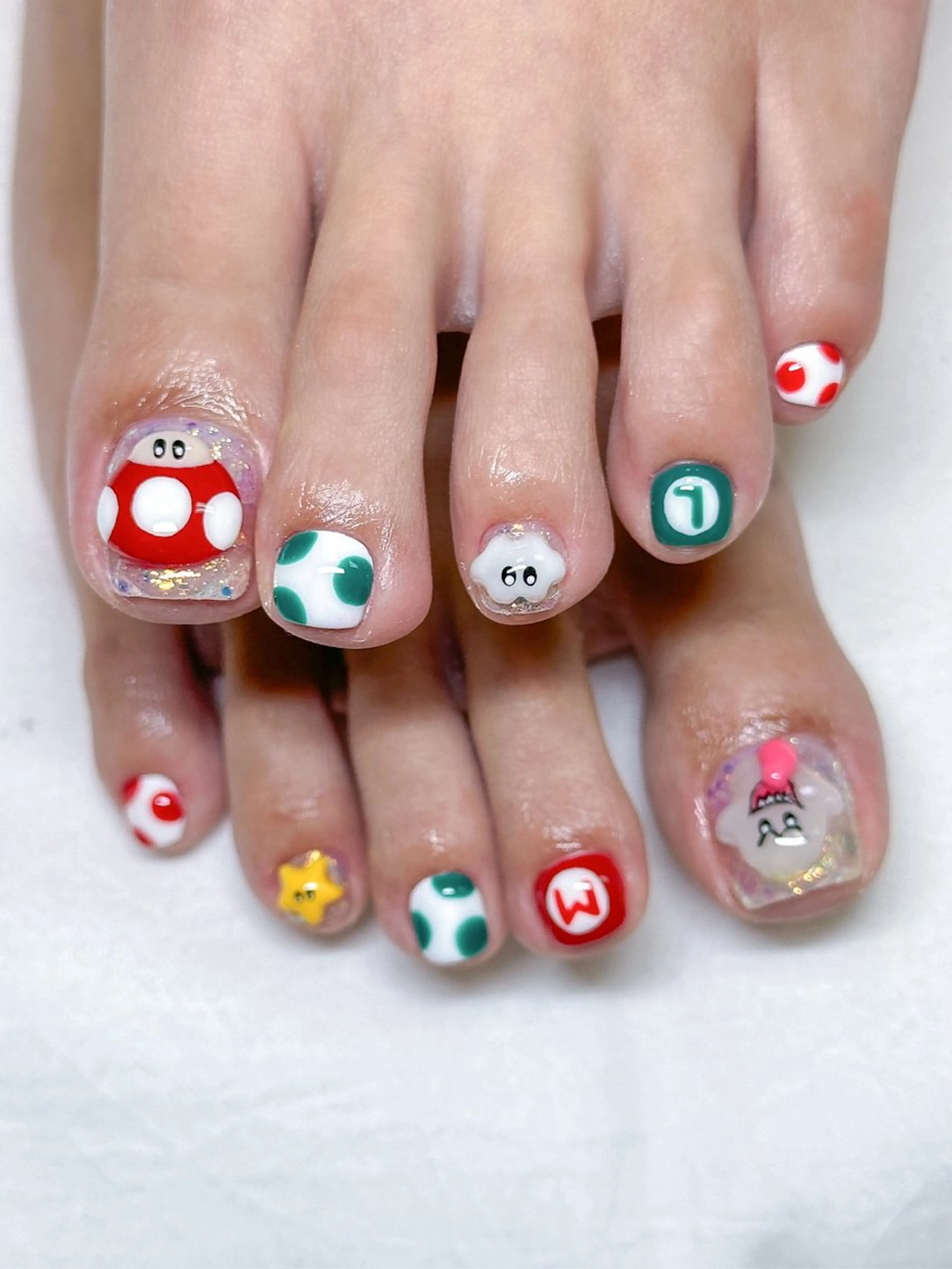 ネイル フットネイル フットネイル 🕊 MIZUKIのネイルデザイン