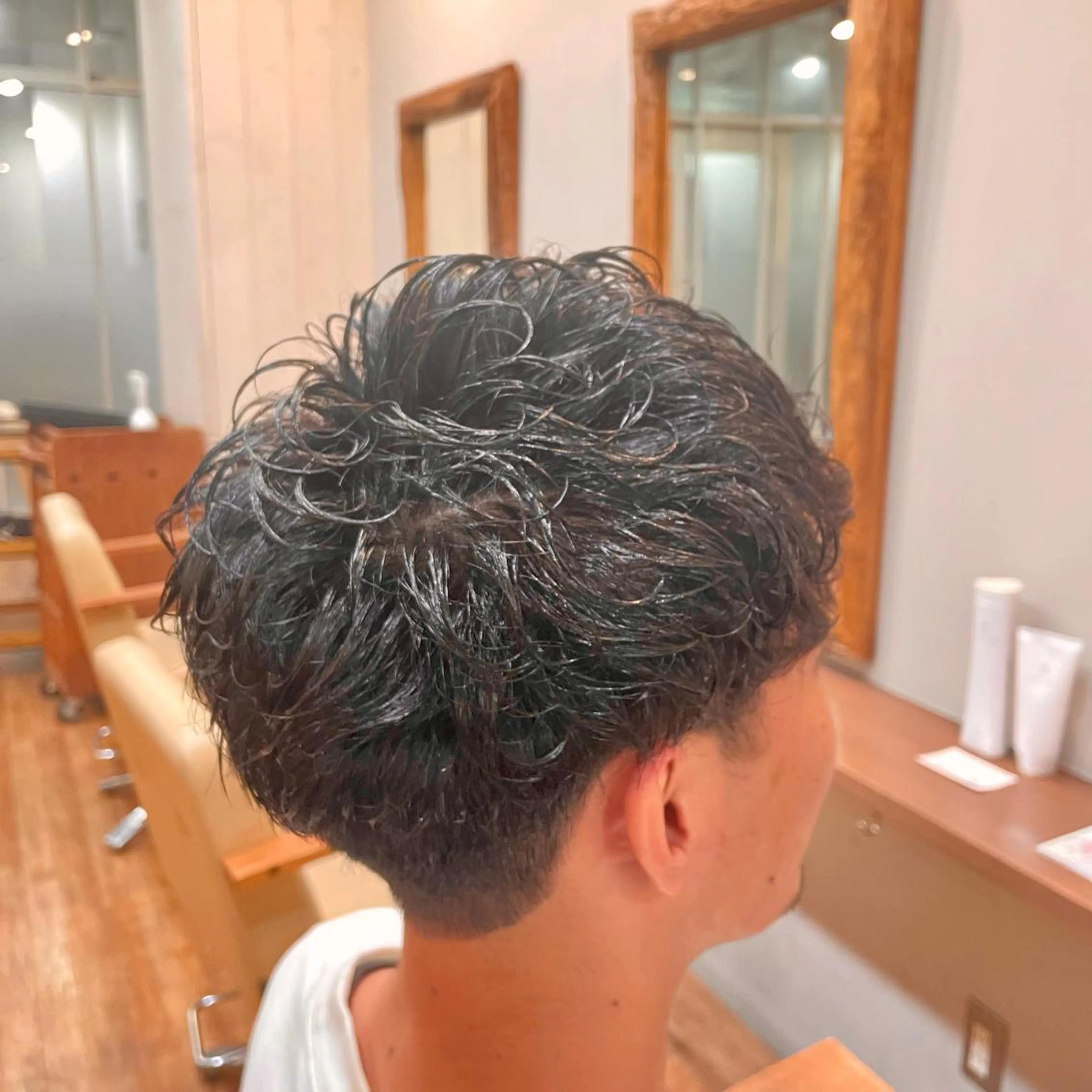 ショート パーマ メンズ カット パーマ サトウ コウキ  メンズのヘアスタイル