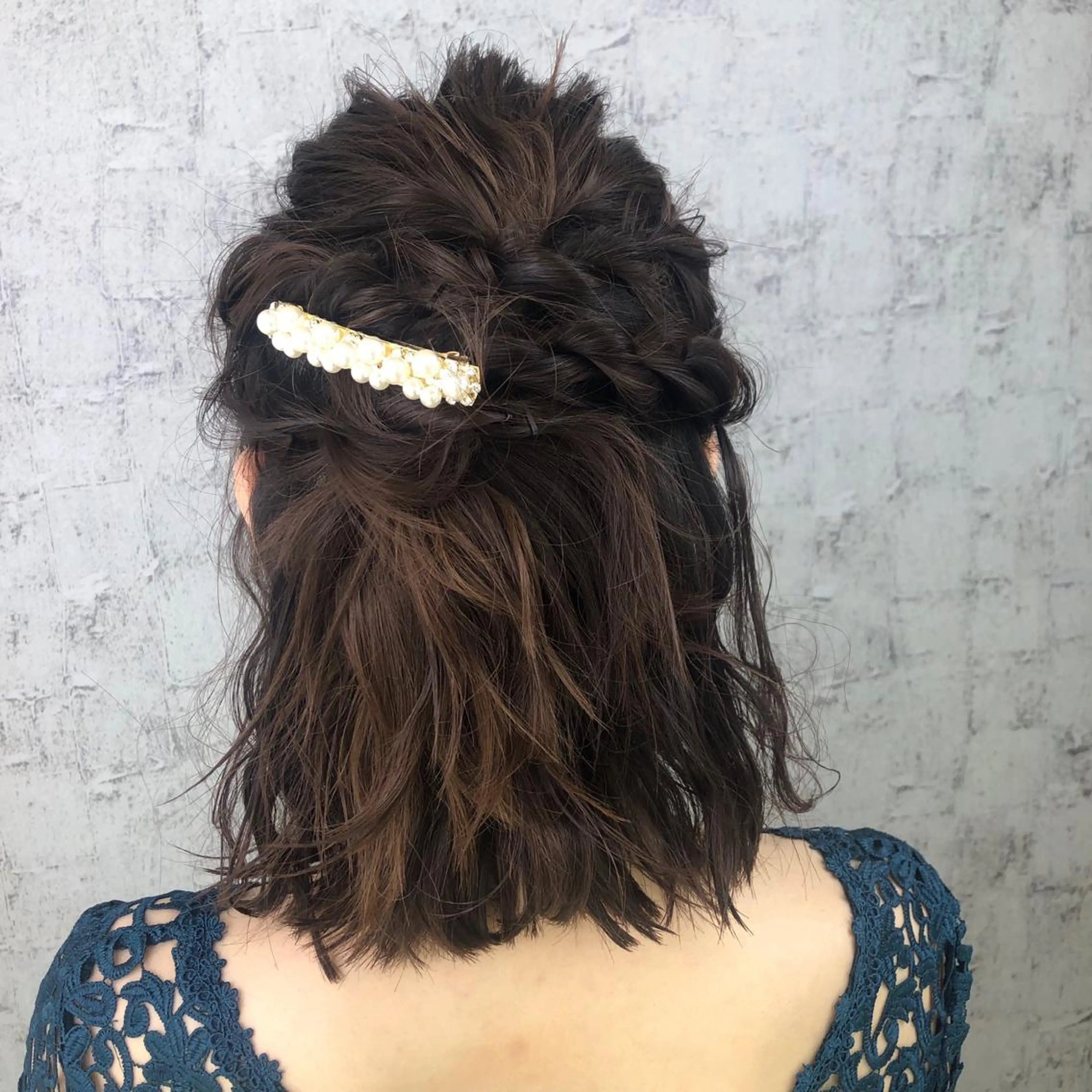 ミディアム 小顔レイヤー/ ベージュ🤍Rieのヘアスタイル