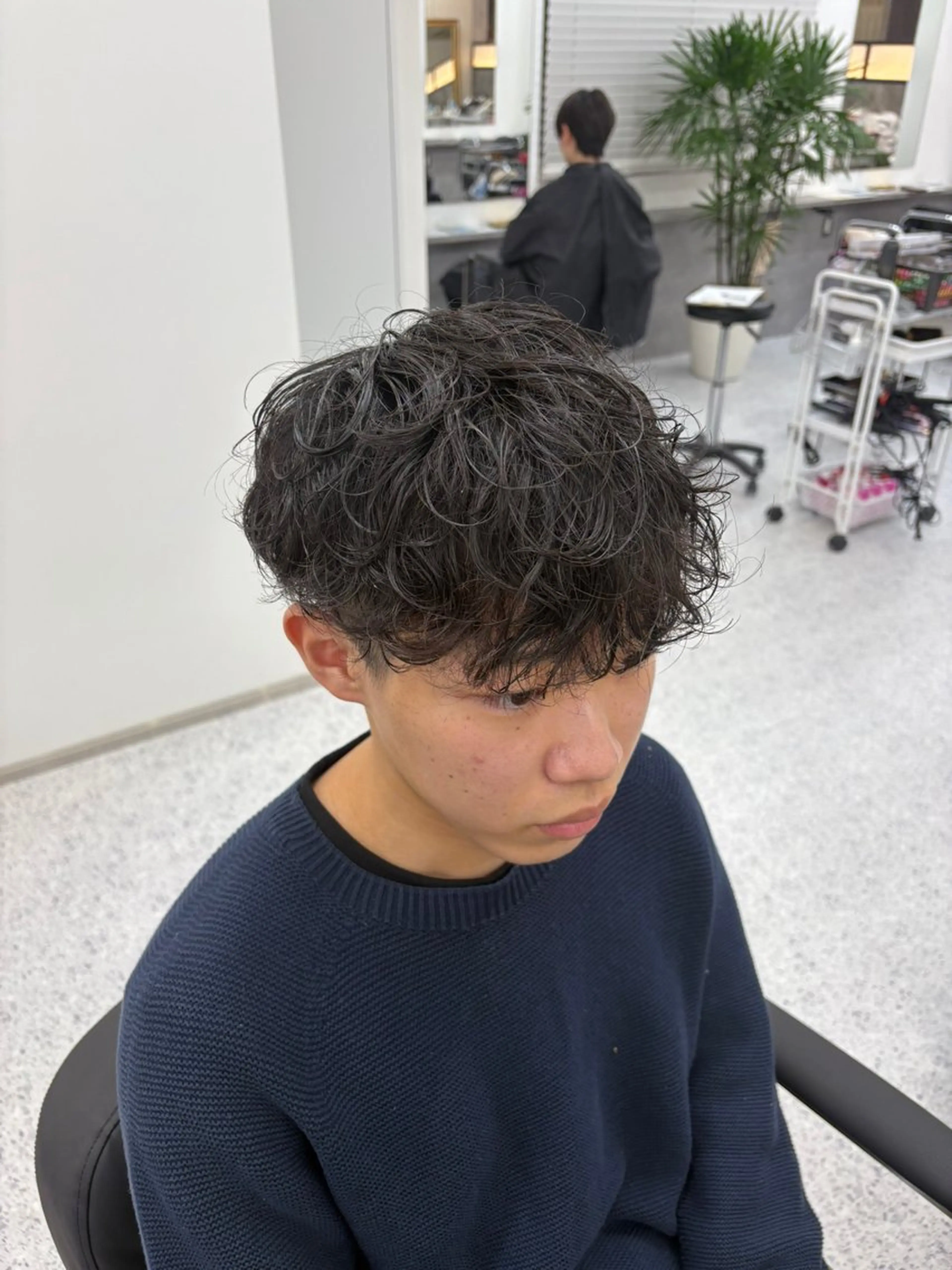 パーマ メンズ メンズパーマ 笹江 瑞穂のヘアスタイル