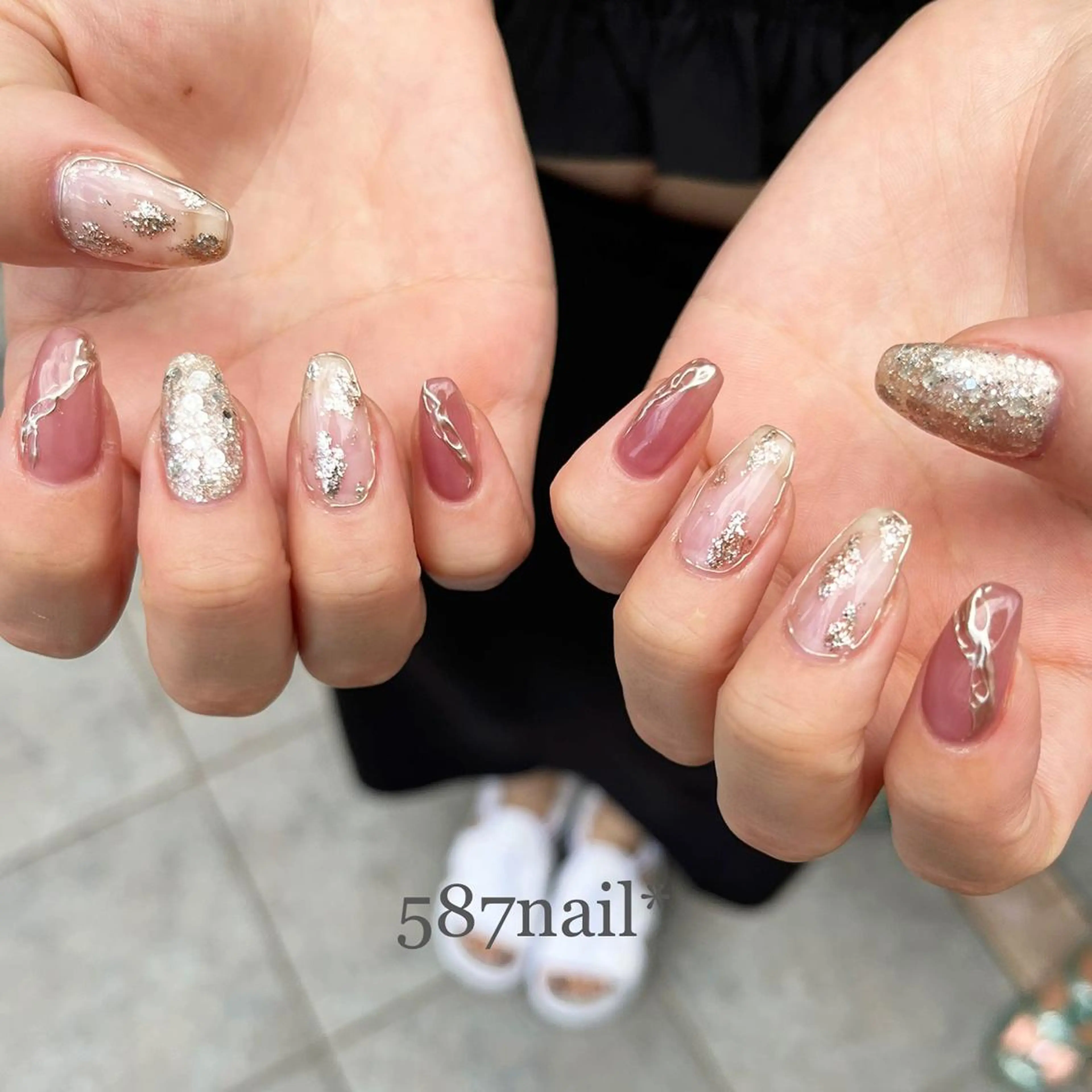 ネイル ニュアンスネイル 587nail *のネイルデザイン