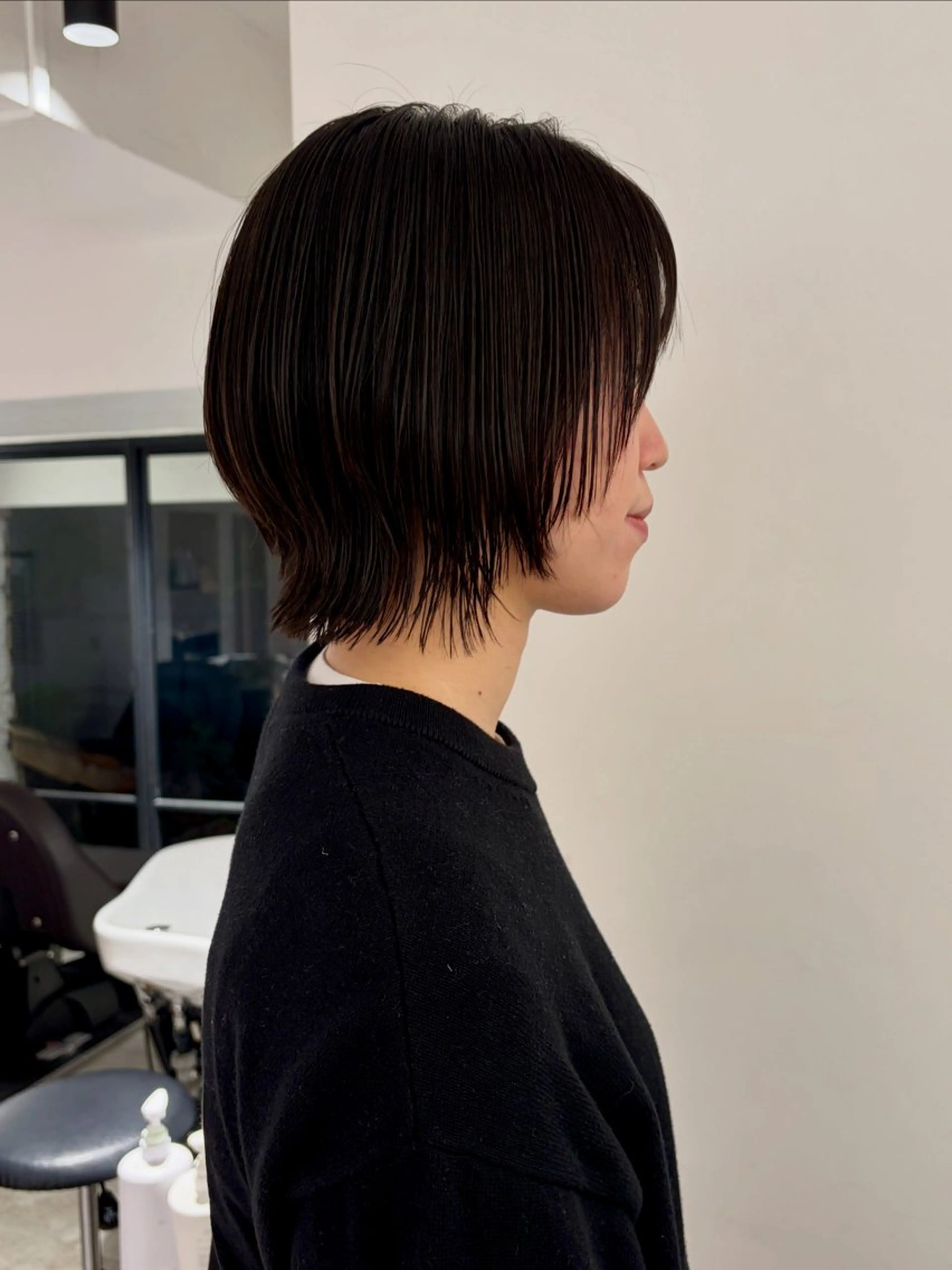 ショート ボブレイヤー ボブ レイヤーカット UNBIRTHDAY amiのヘアスタイル