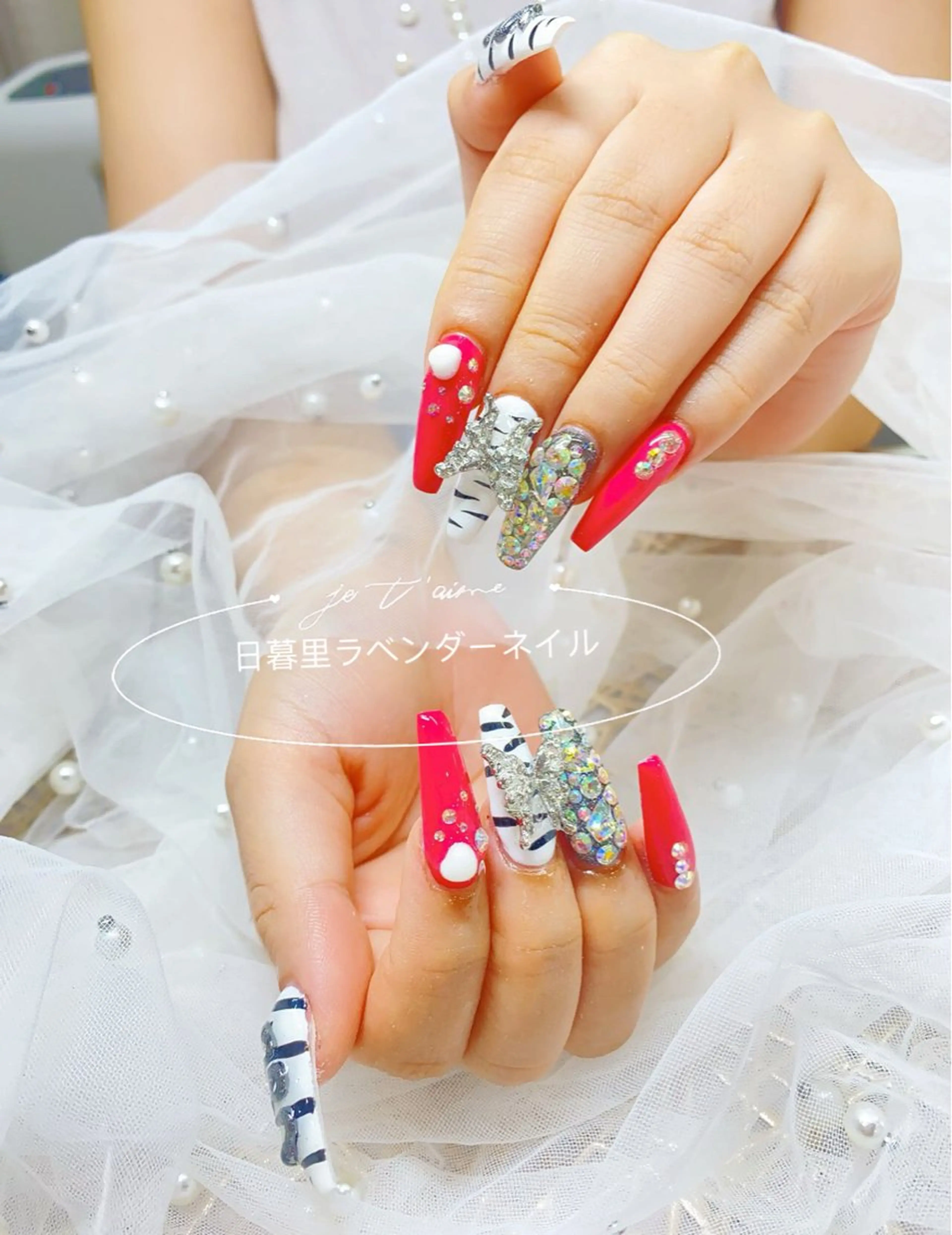 ネイル ラベンダー💖日暮里 ルル💖ネイルのネイルデザイン