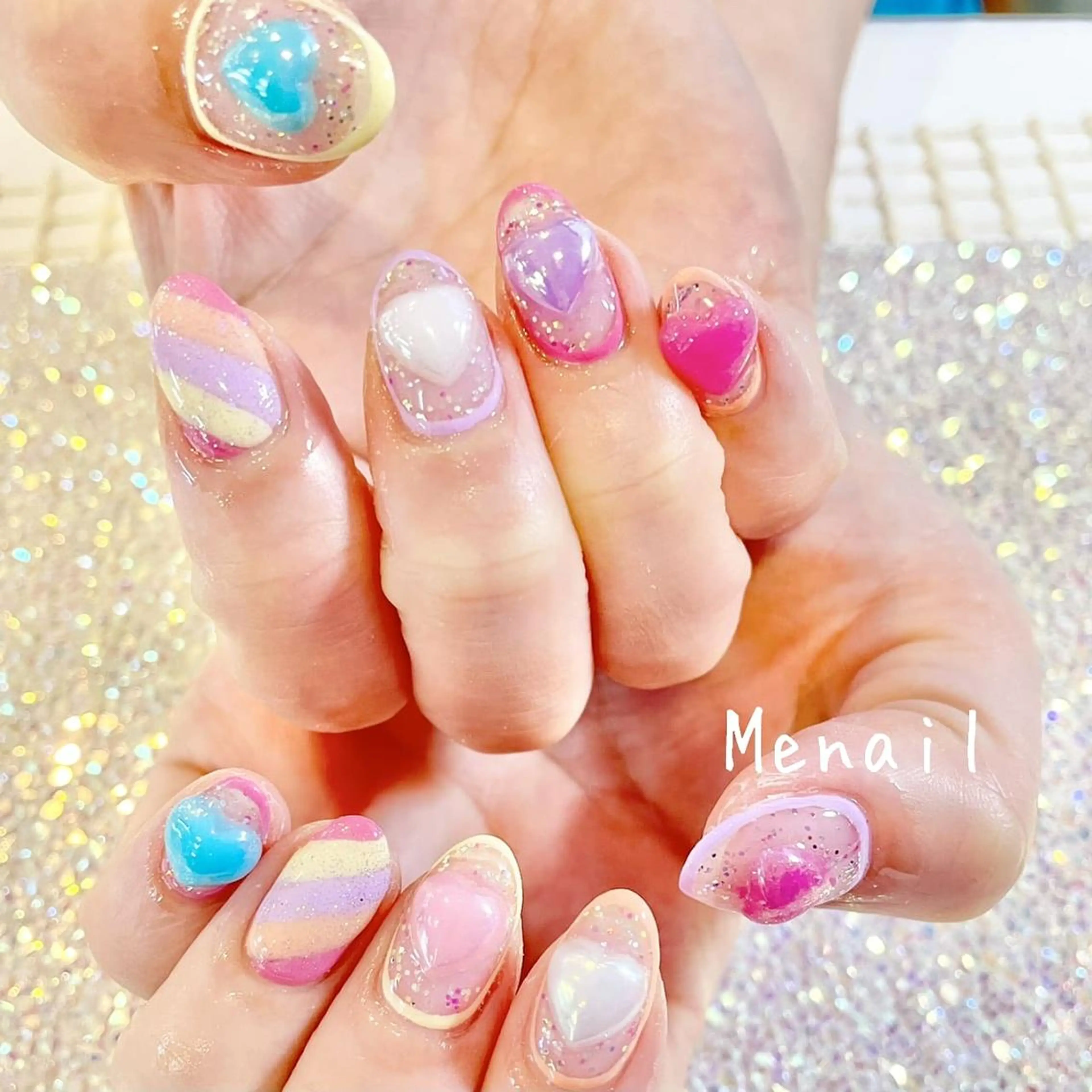 ネイル ハンドネイル Menail 心斎橋 本店☆南船場移転☆のネイルデザイン