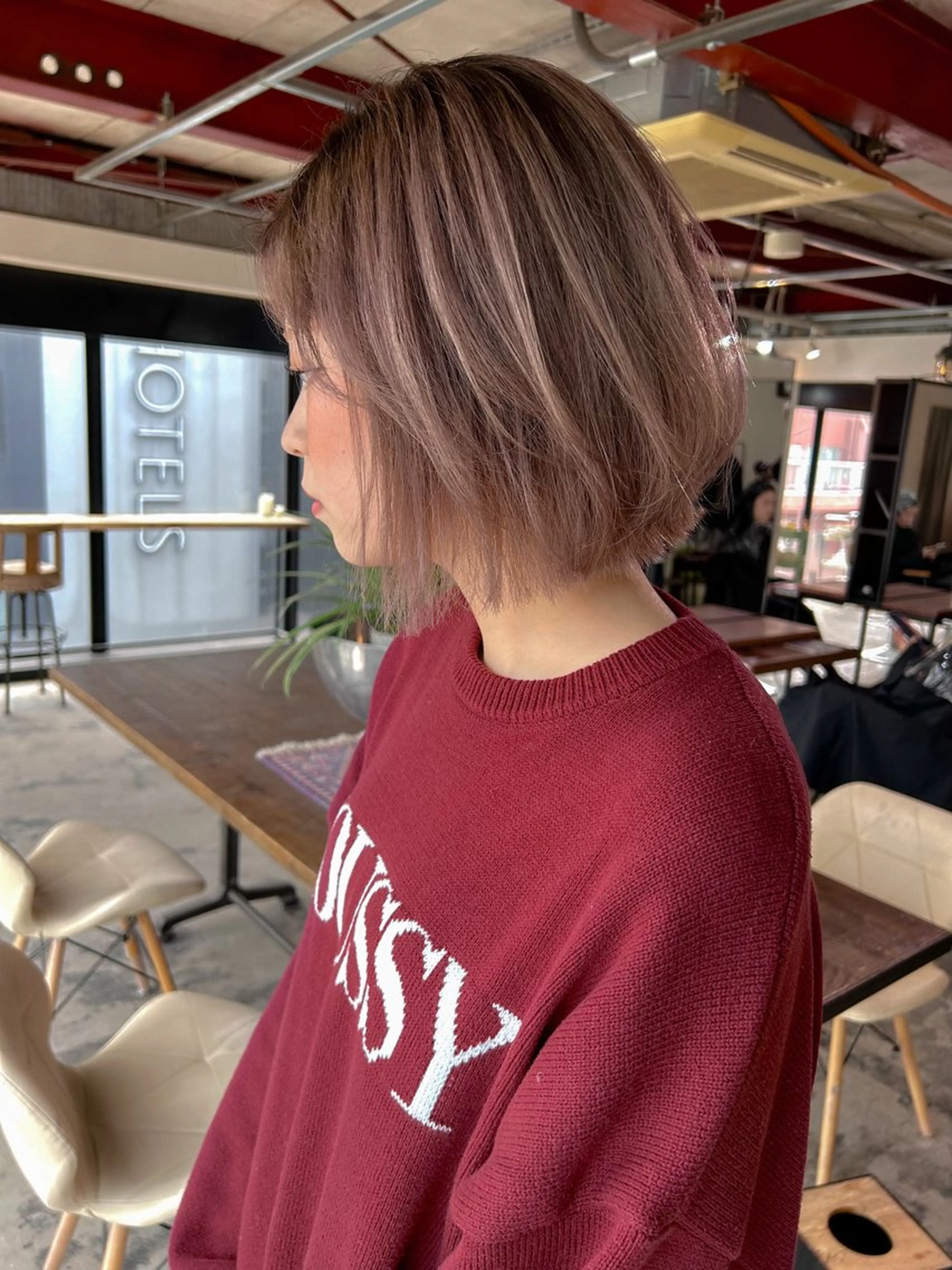 🌈ミニモ限定🌈カット➕デザインカラー(ブリーチ+カラー)➕1stepトリートメントの写真