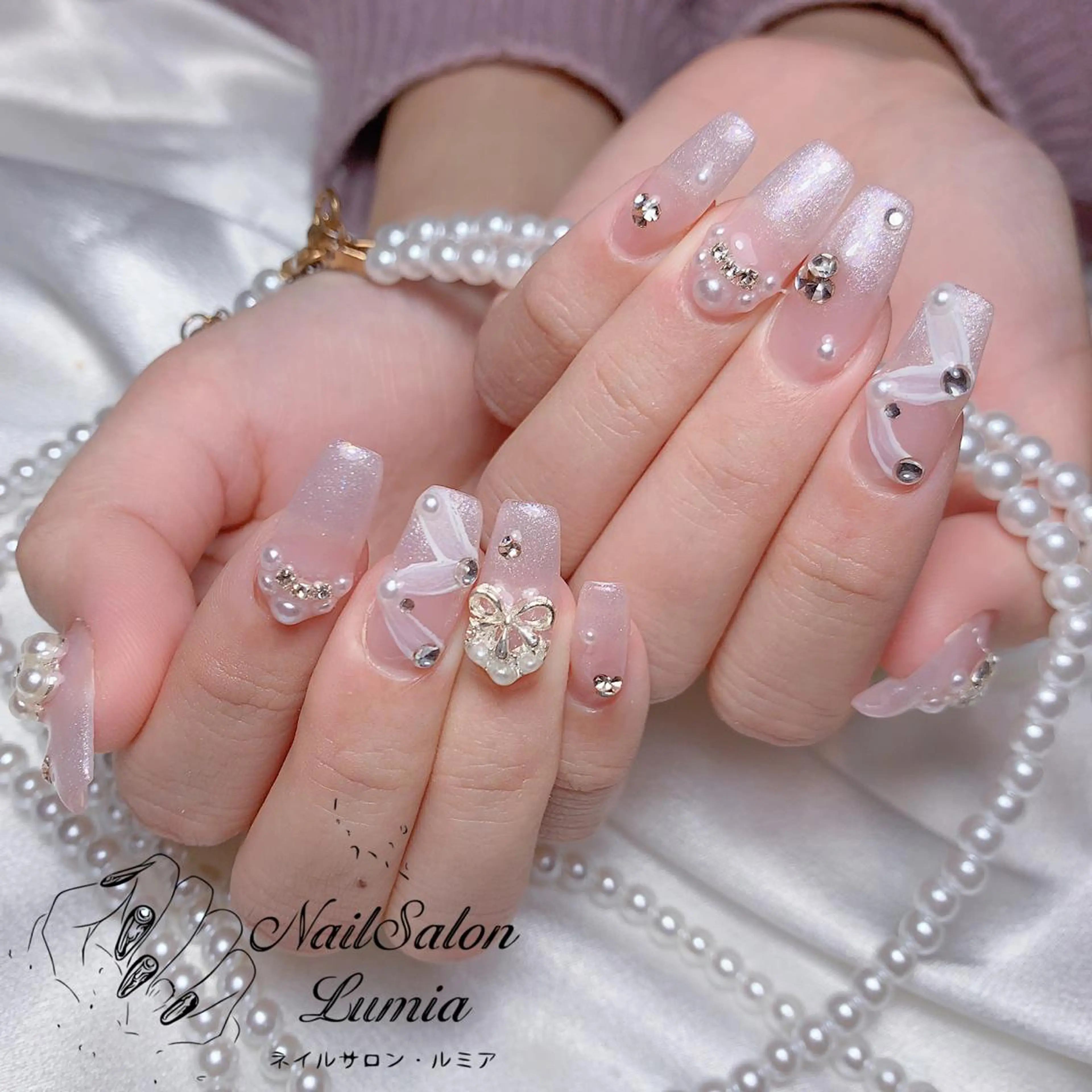 ネイル ハンドネイル ネイルサロン ルミア Lumia 店長のネイルデザイン