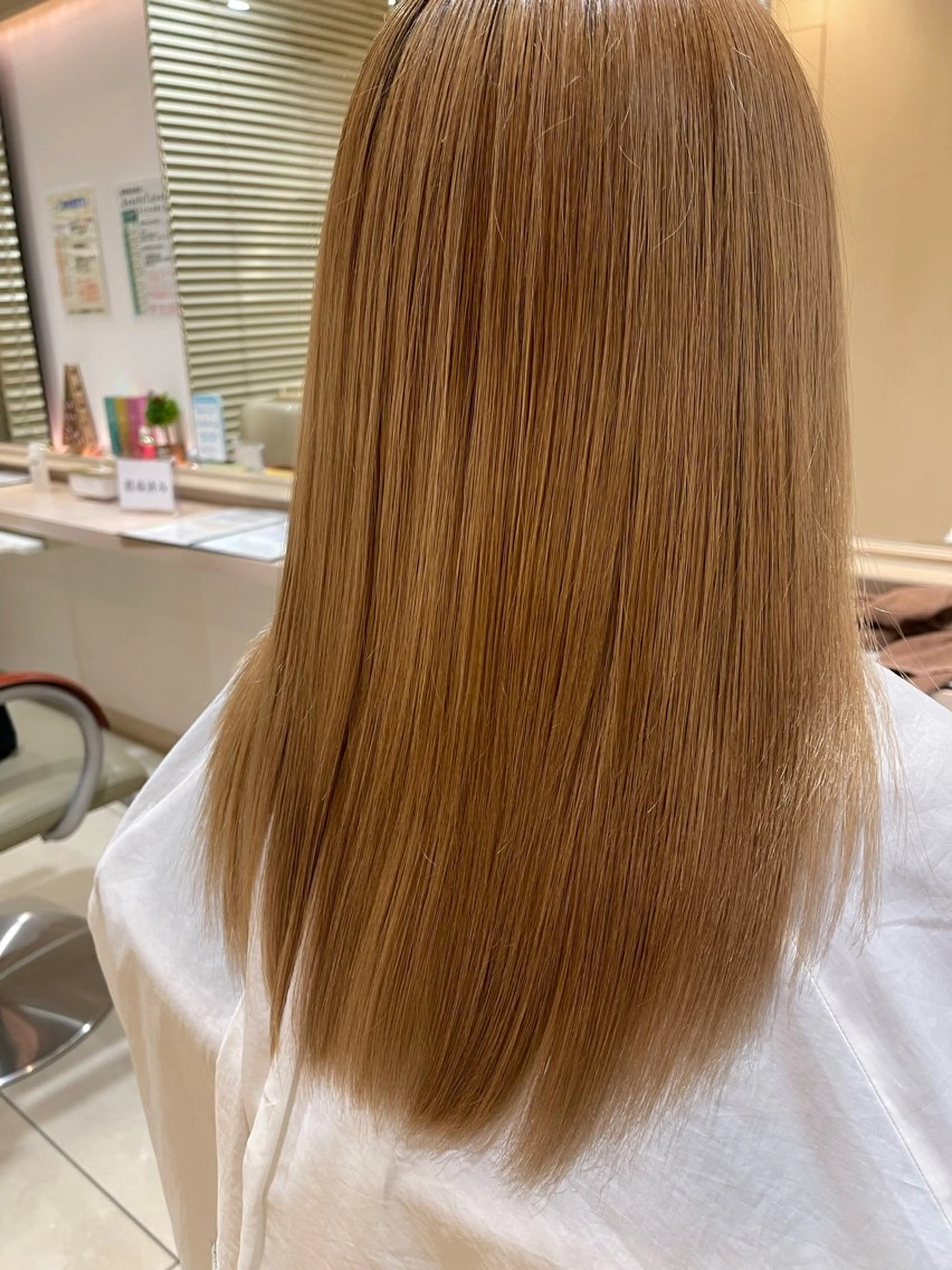 セミロング 縮毛矯正 トリートメント 🪽羽エク/Ash 店長/折目奈央🪽のヘアスタイル