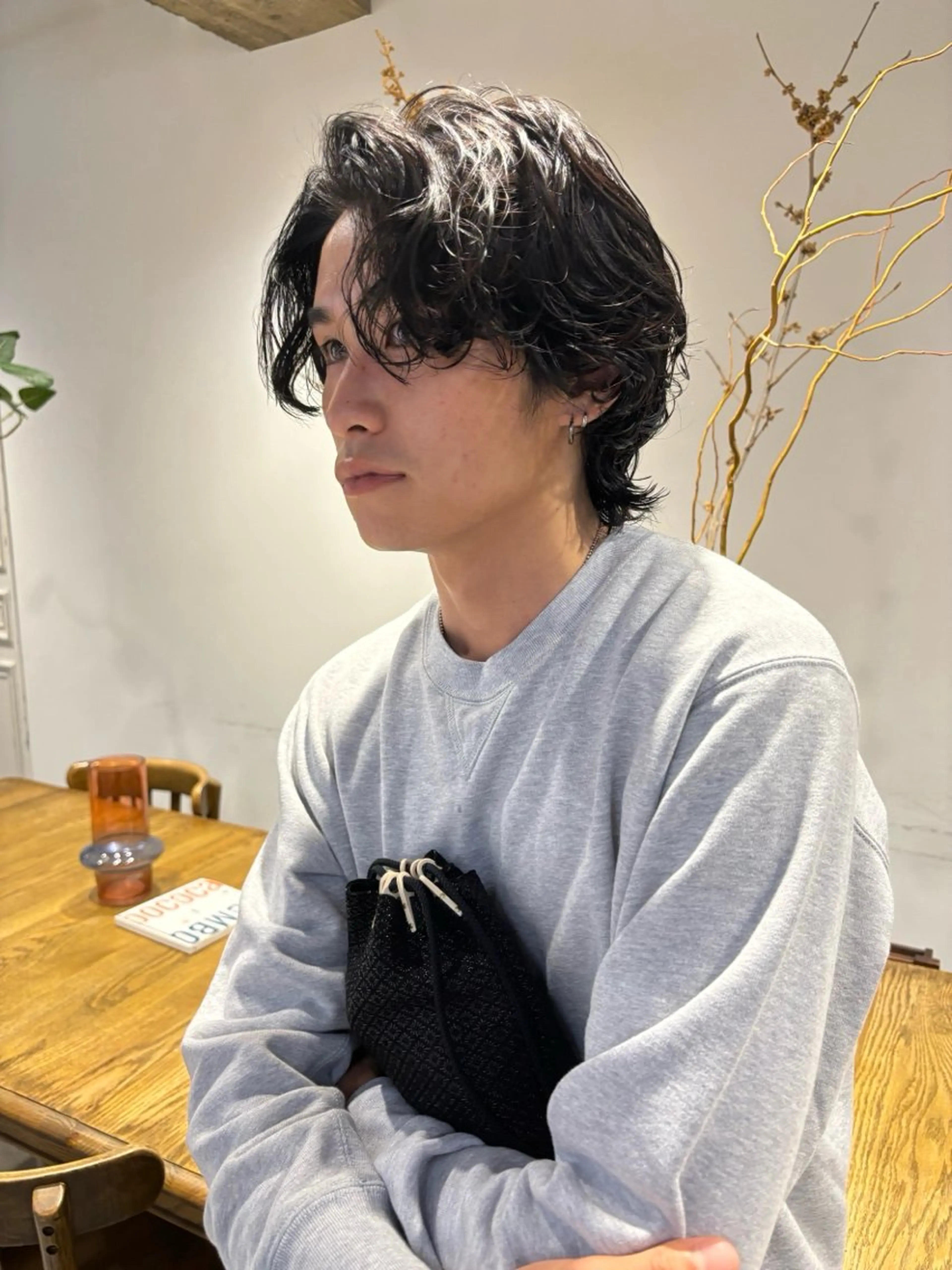 ショート メンズ 艶カラー🎀メンズ カットasunaのヘアスタイル
