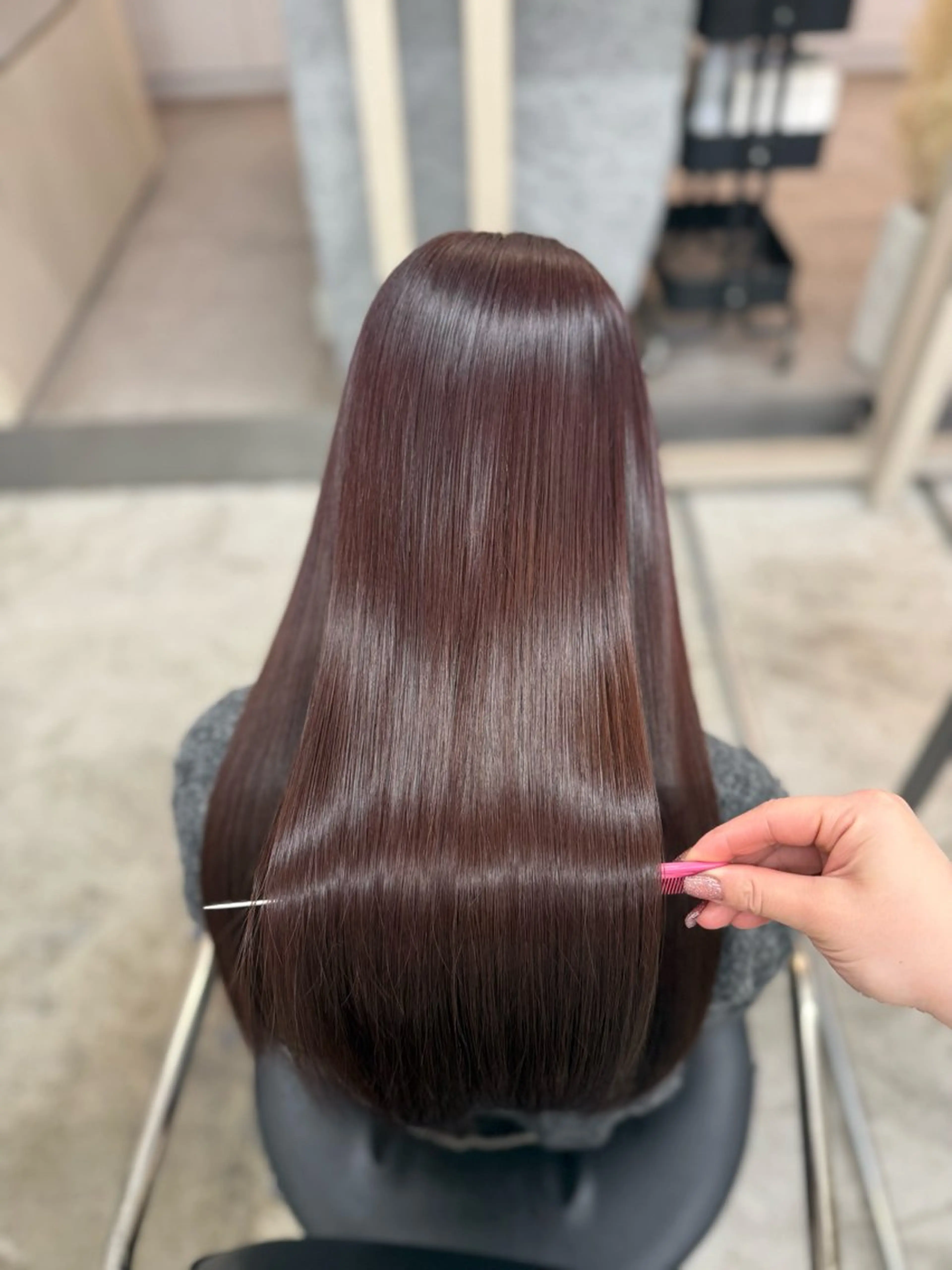 ロング ヘアカラー トリートメント marina 🧸ིྀのヘアスタイル