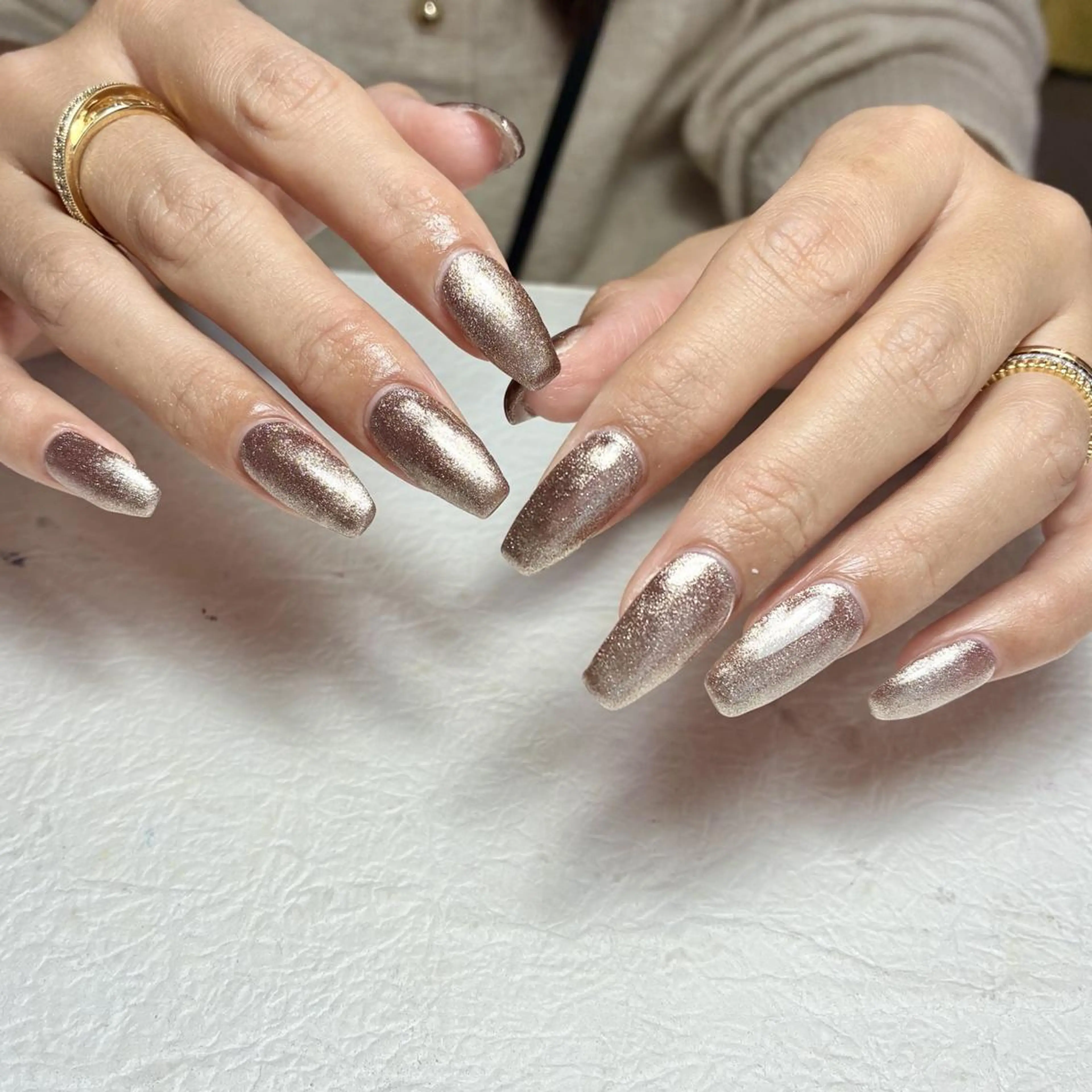 ネイル ブラウン ワンカラーネイル ハンドネイル Aki 💖ゆちたの部屋のネイルデザイン