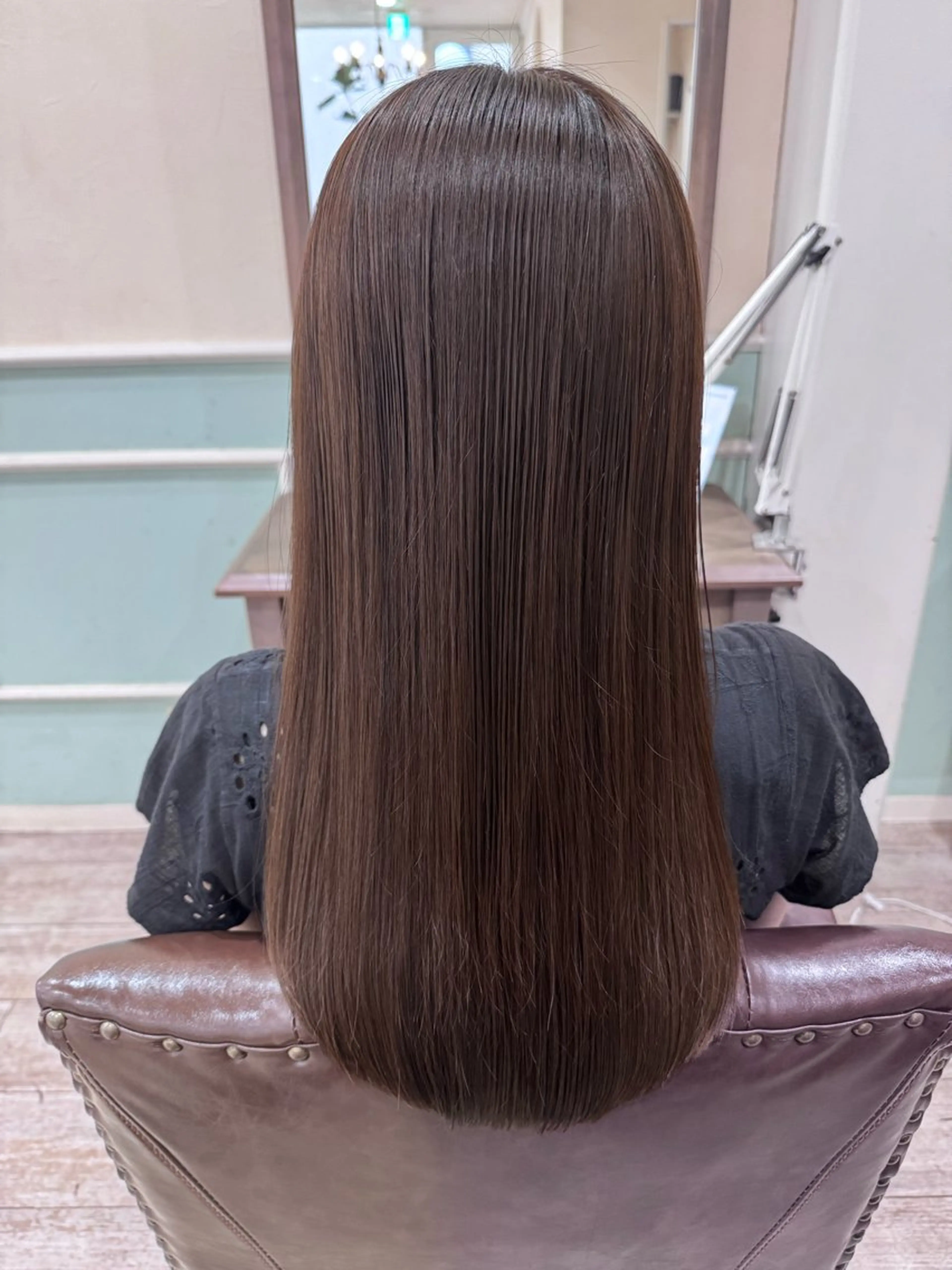 ロング カラー 髪質改善 レイヤーカット 縮毛矯正 カット ヘアカラー トリートメント 新越谷noble店長 松本拓也▶◀*.のヘアスタイル