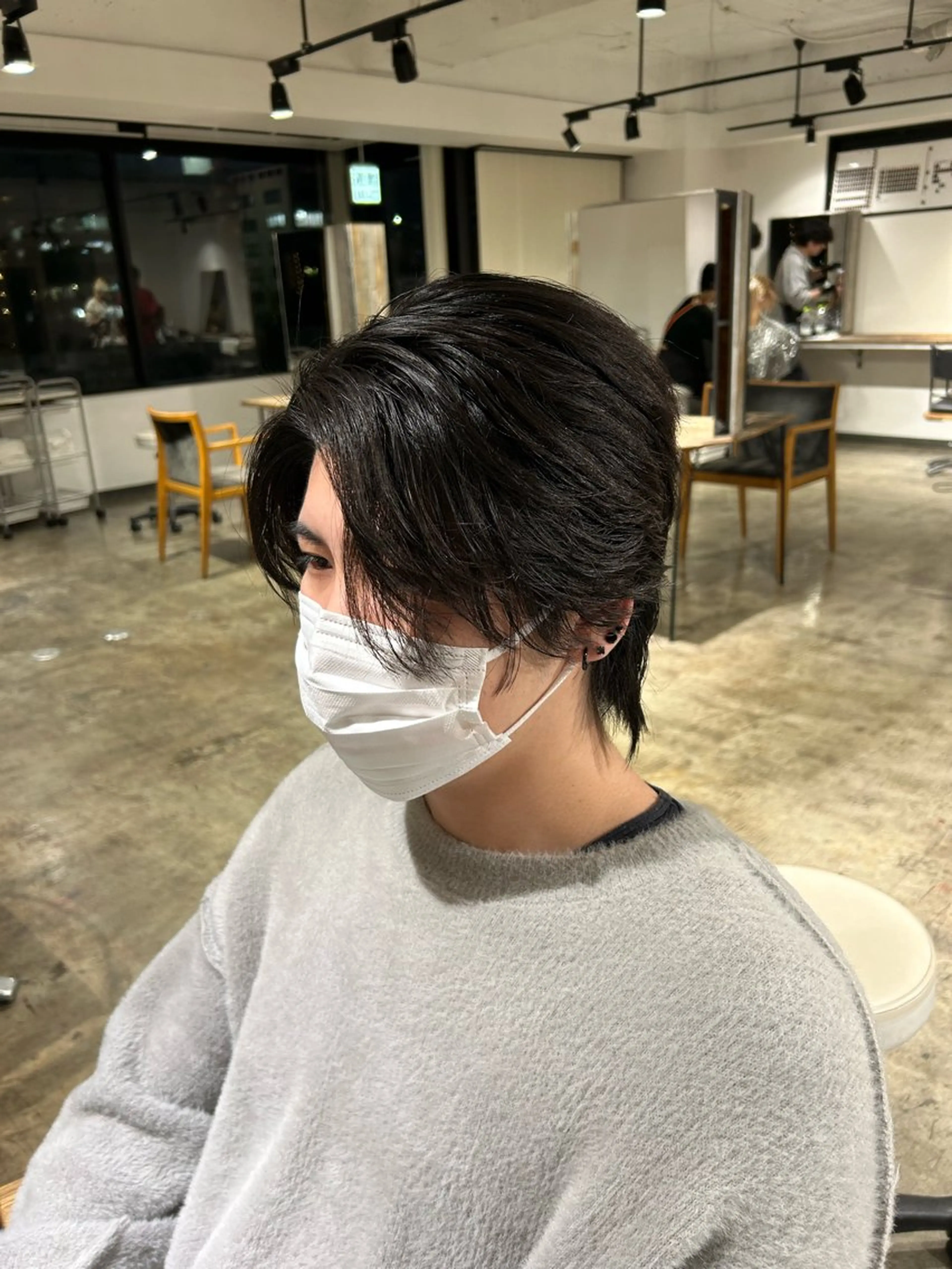 ショート メンズ ハンサムショート ショートヘア カット パーマ become men's hair 名駅店所属・名駅/フェザーパーマ 韓国ヘア/森岡のヘアスタイル