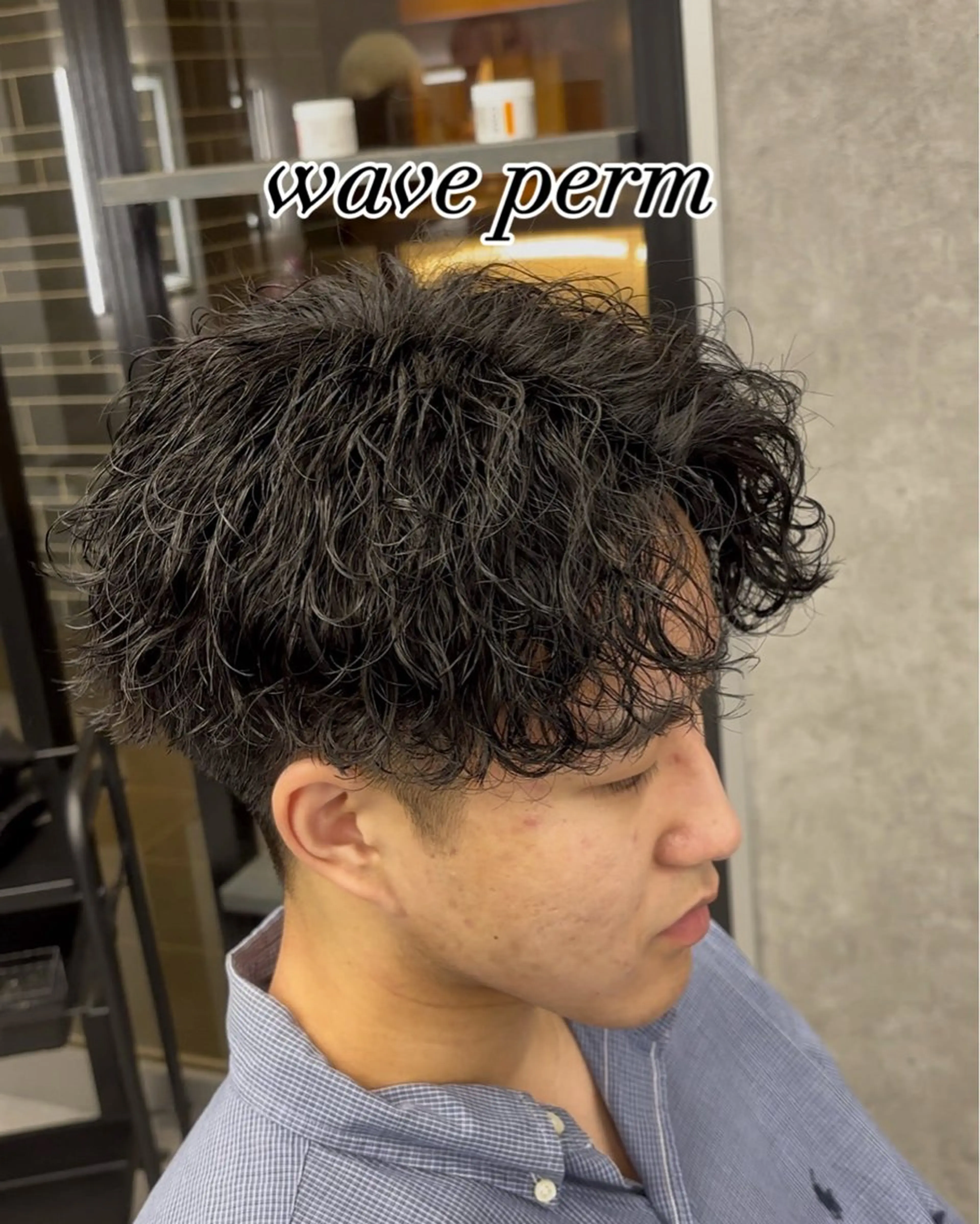 メンズ カット パーマ 田村 丈晴/カラー/パーマのヘアスタイル