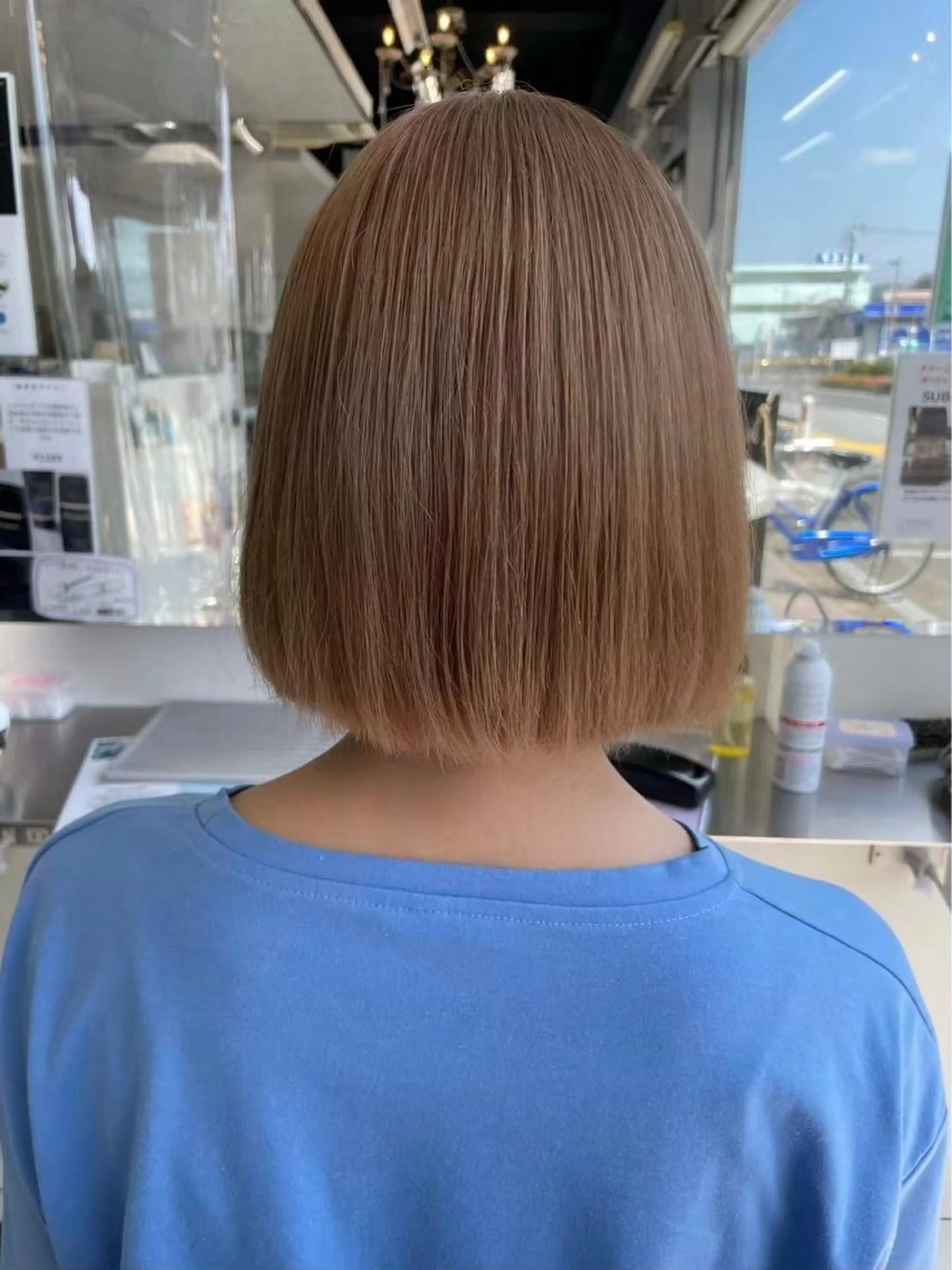 ショート ヘアカラー 成瀬スパイラル パーマ清水大隼のヘアスタイル