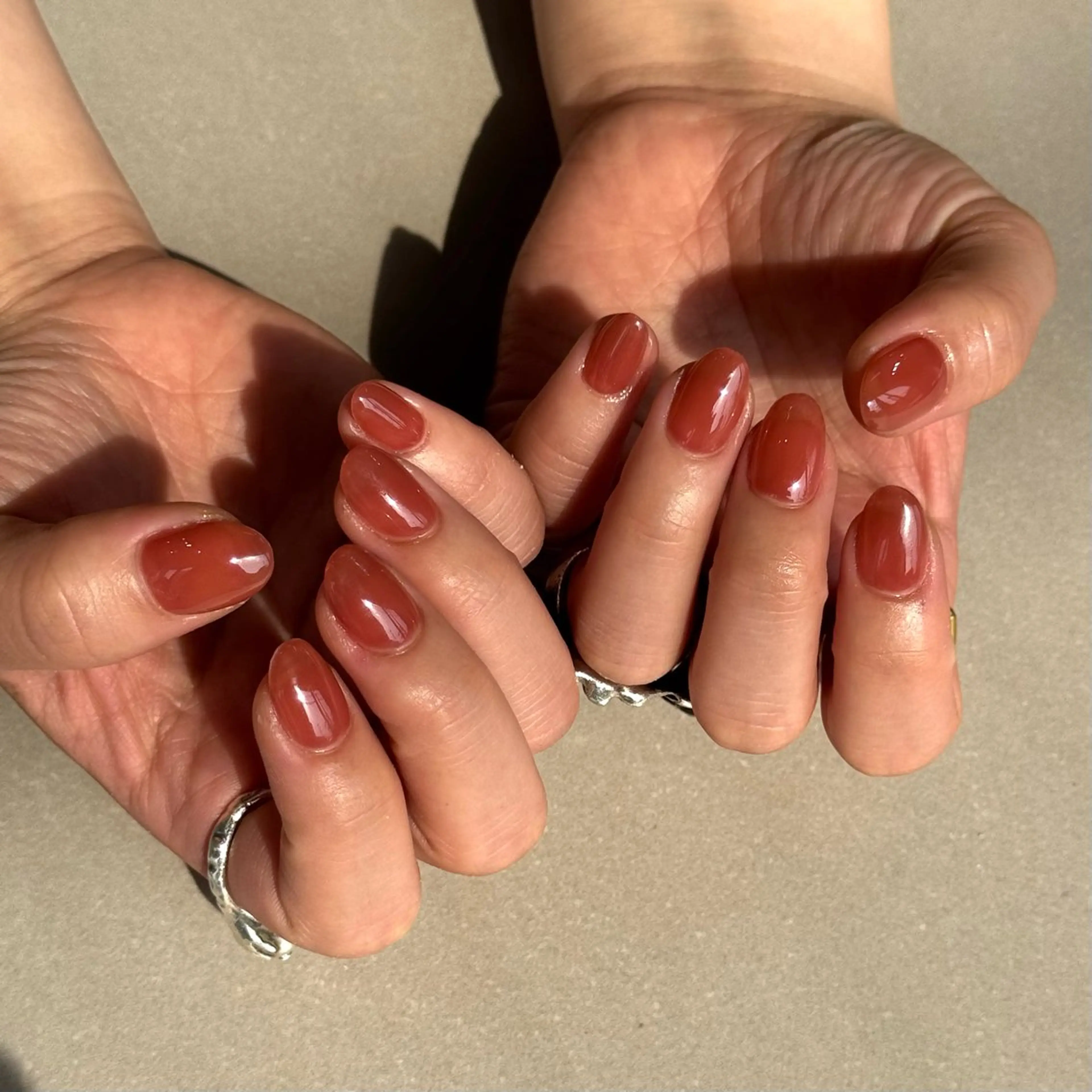 ネイル ワンカラーネイル HARUKA ネイリスト福岡/薬院のネイルデザイン